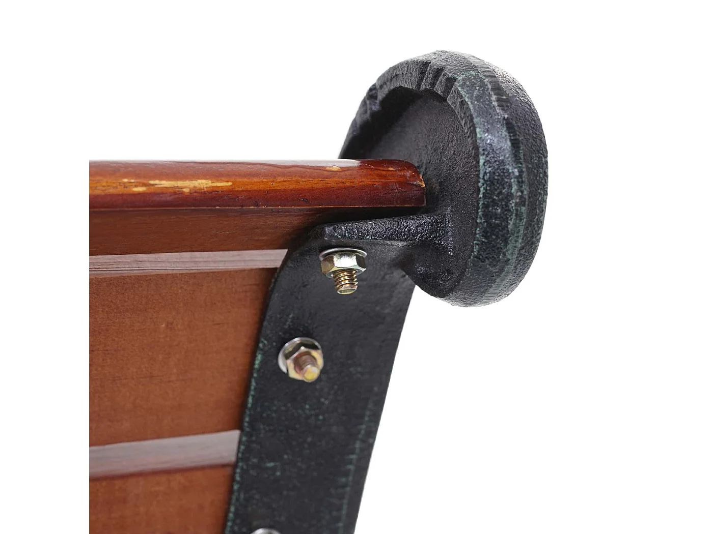 Ławka ogrodowa MCW-F98,  brązowa