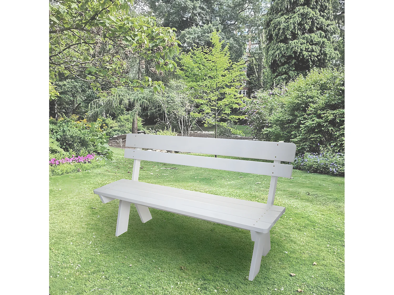 Tuinbank MCW-L66,  wit