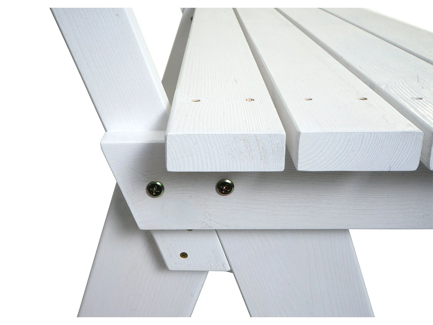 Banco de jardim MCW-L66,  branco