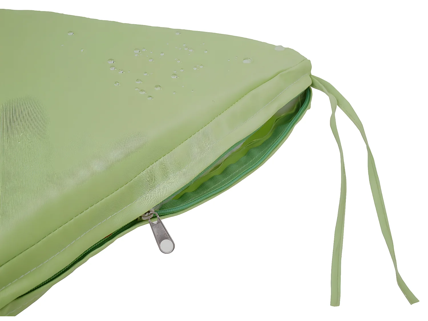 Poly-Rattan Banc 3 places MCW-F39,  anthracite, coussin vert