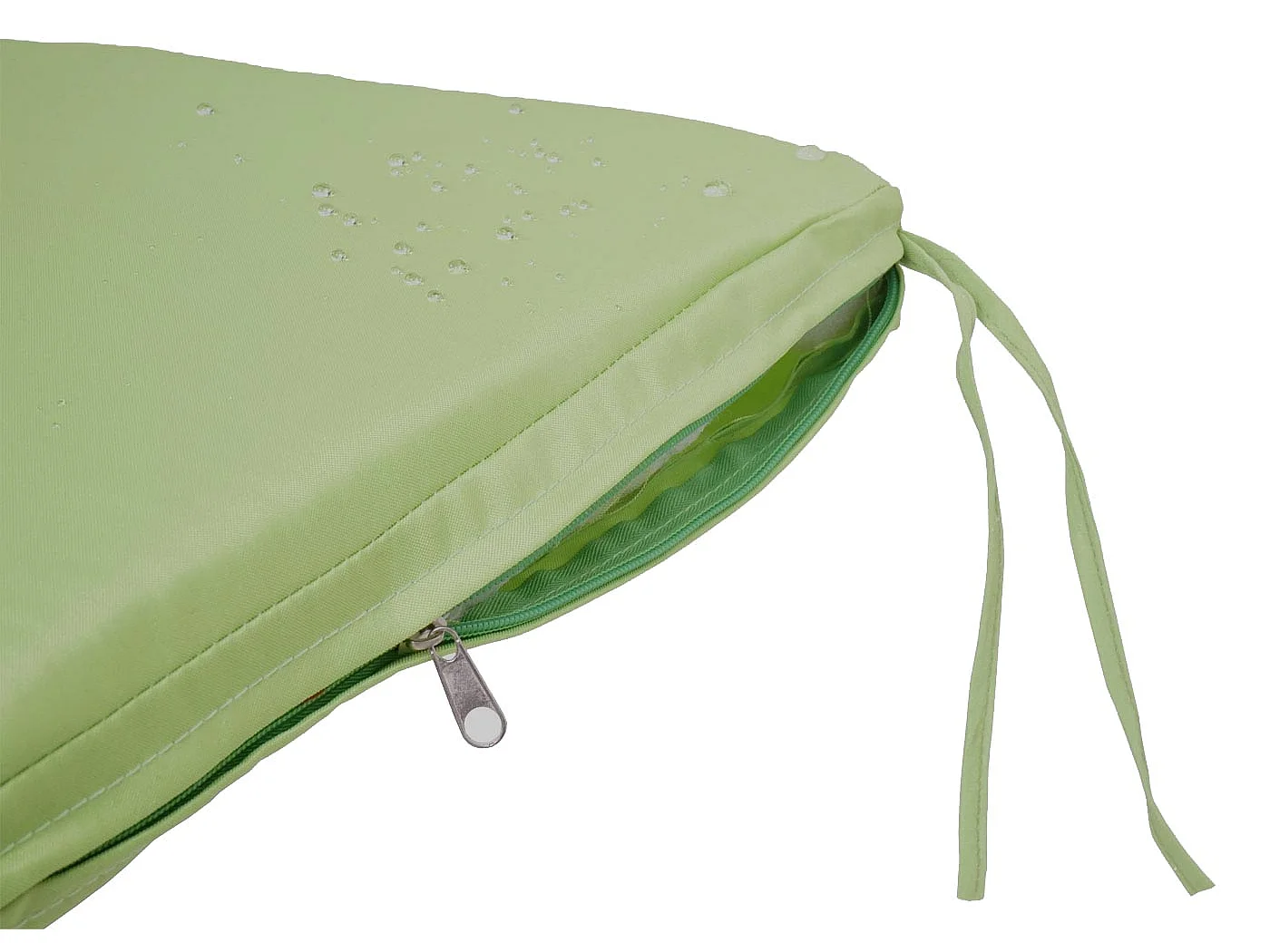 Polyrotan driezitsbank MCW-F39,  antraciet, kussens groen