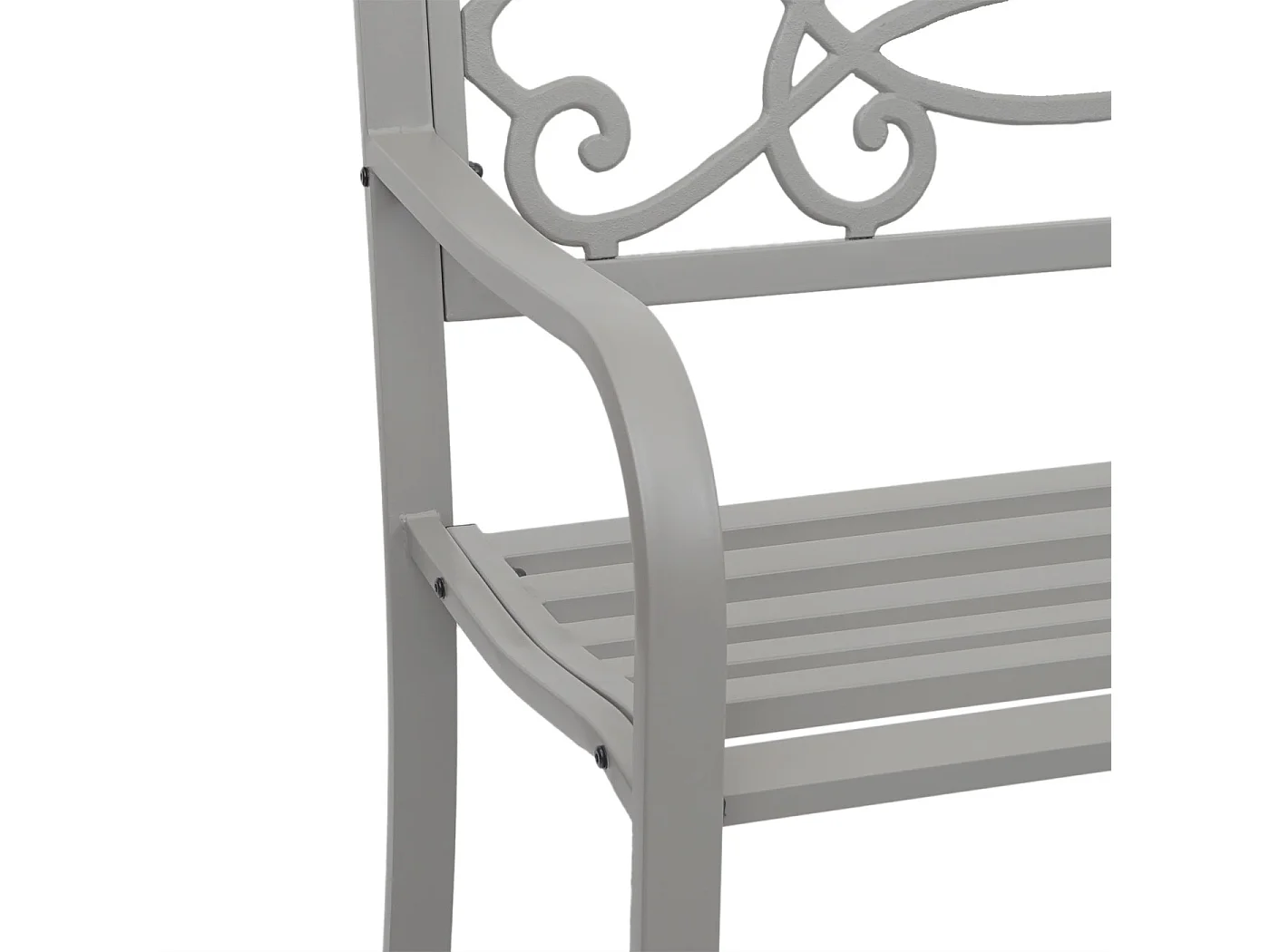 Banc de jardin MCW-F44,  gris
