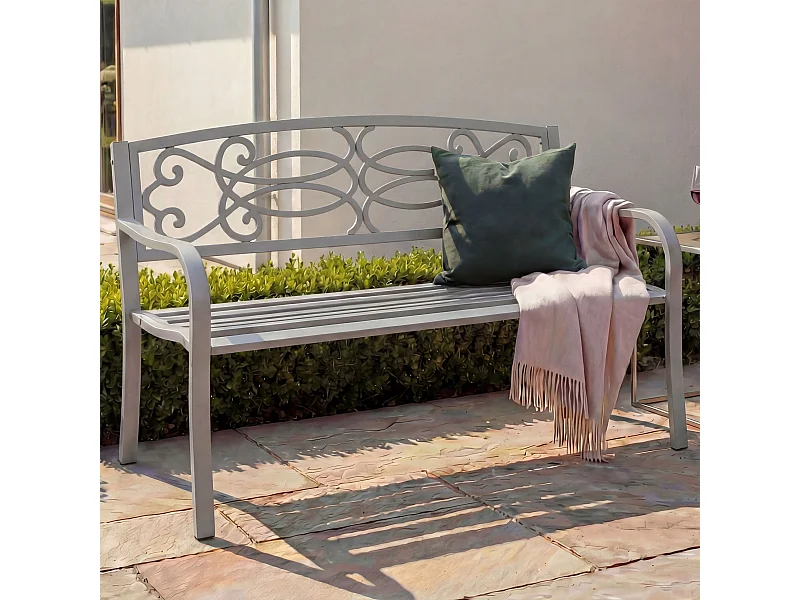 Banc de jardin MCW-F44,  gris