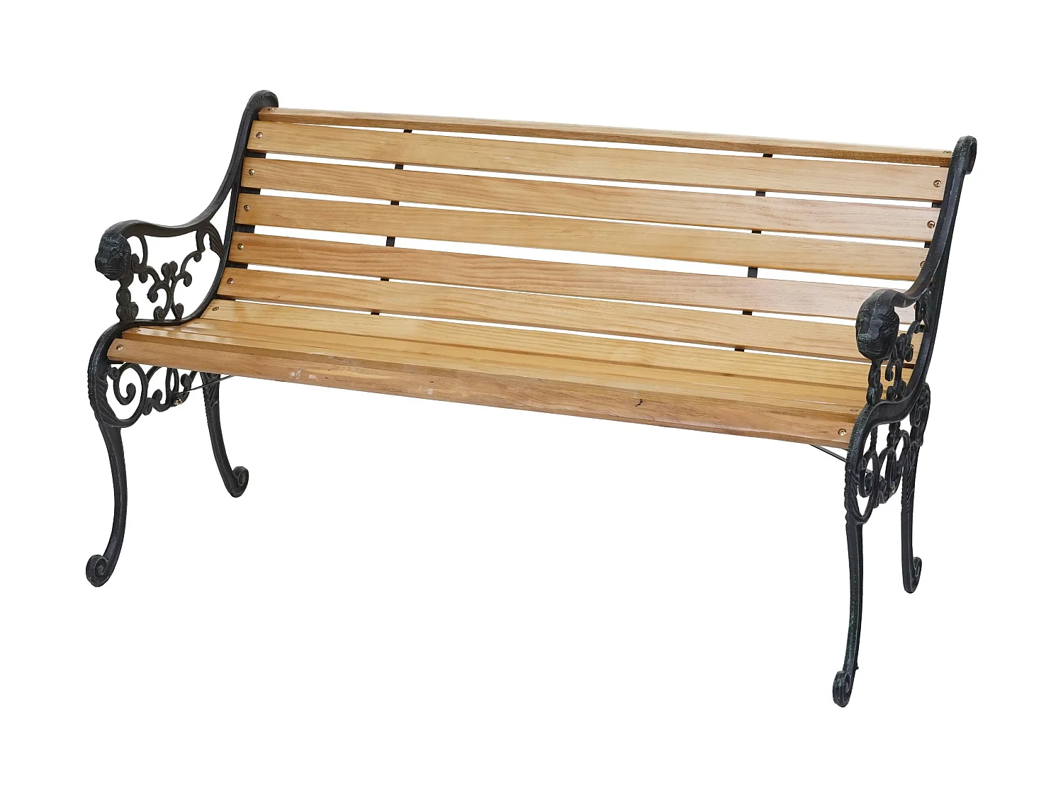 Banc de jardin MCW-F98 2 places,  marron clair