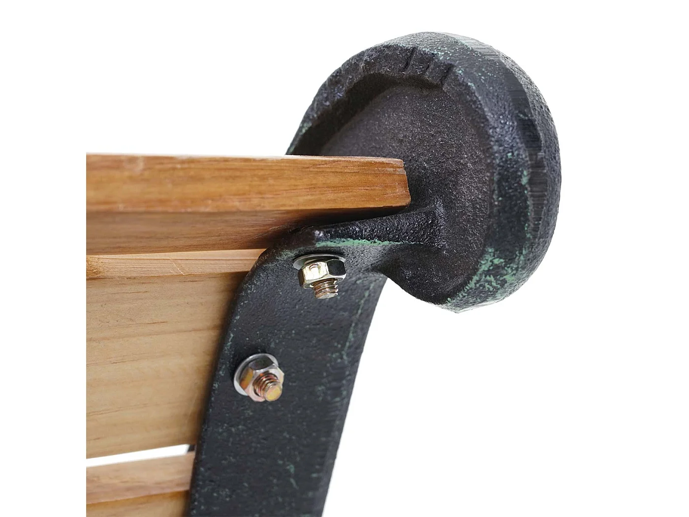 Ławka ogrodowa MCW-F98,  jasnobrązowa