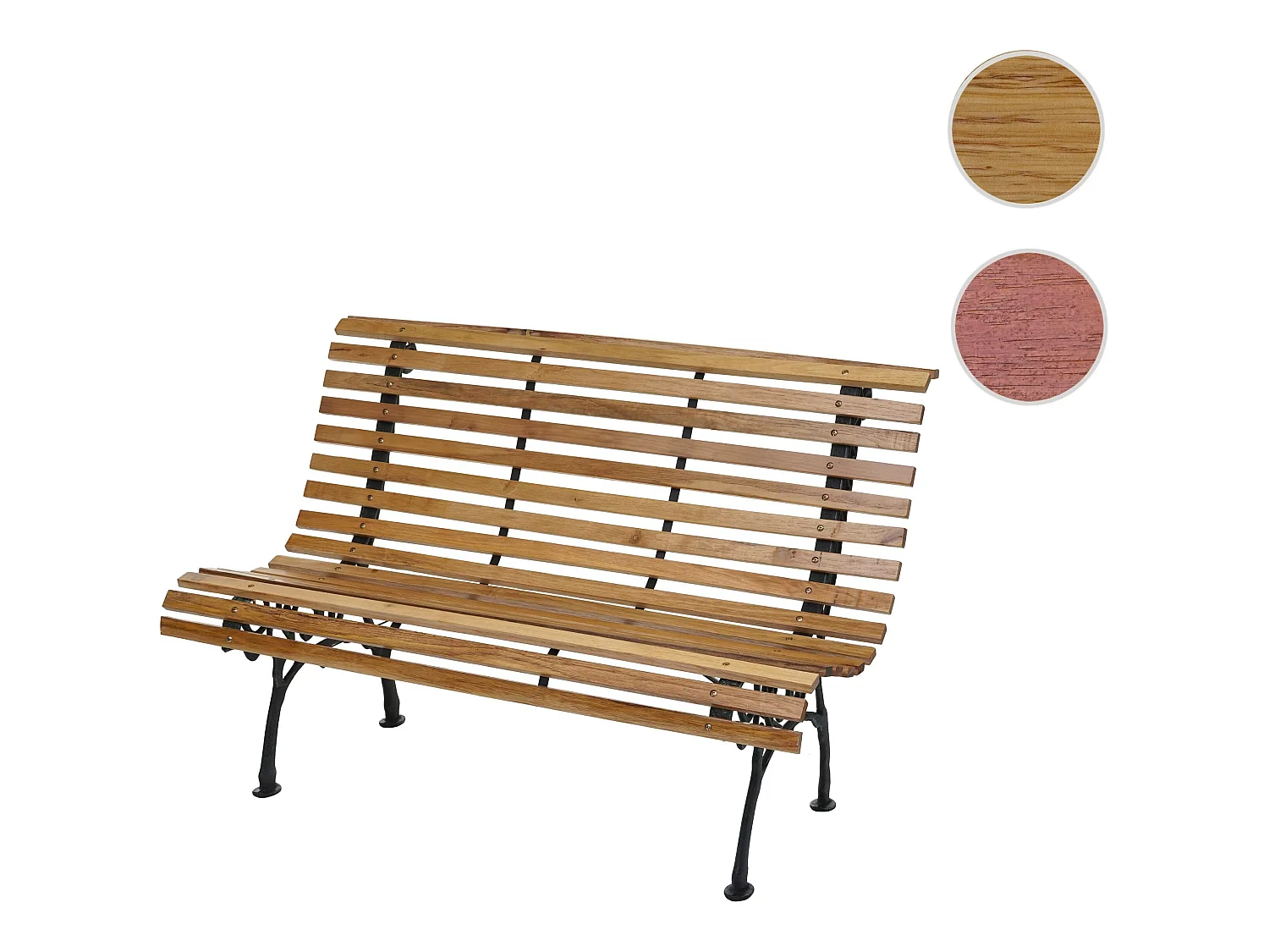 Tuinbank MCW-F97 2-zits,  lichtbruin