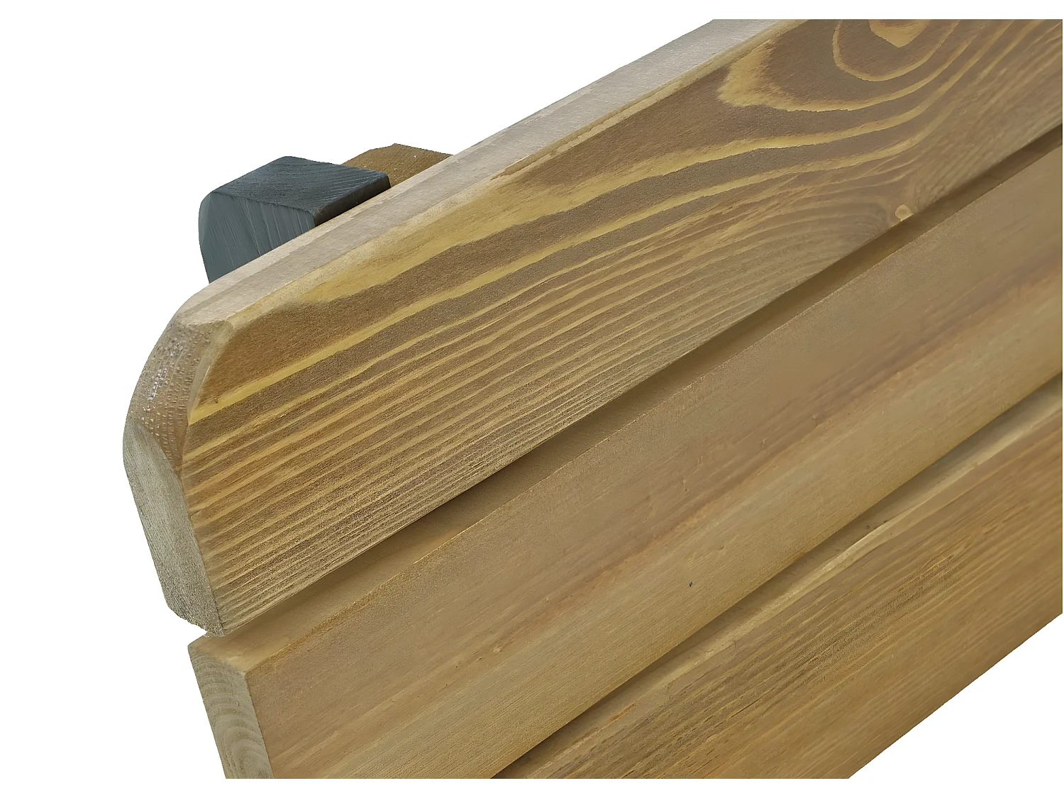 Banc de jardin MCW-J83 Bois massif,  brun, aspect noyer clair