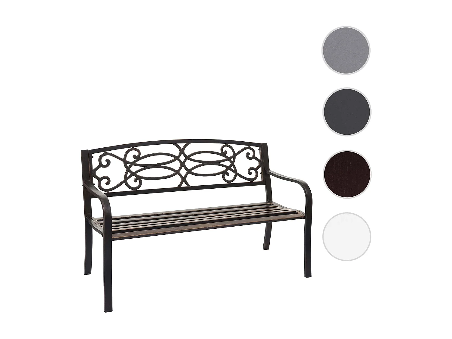 Banc de jardin MCW-F44,  bronze vintage