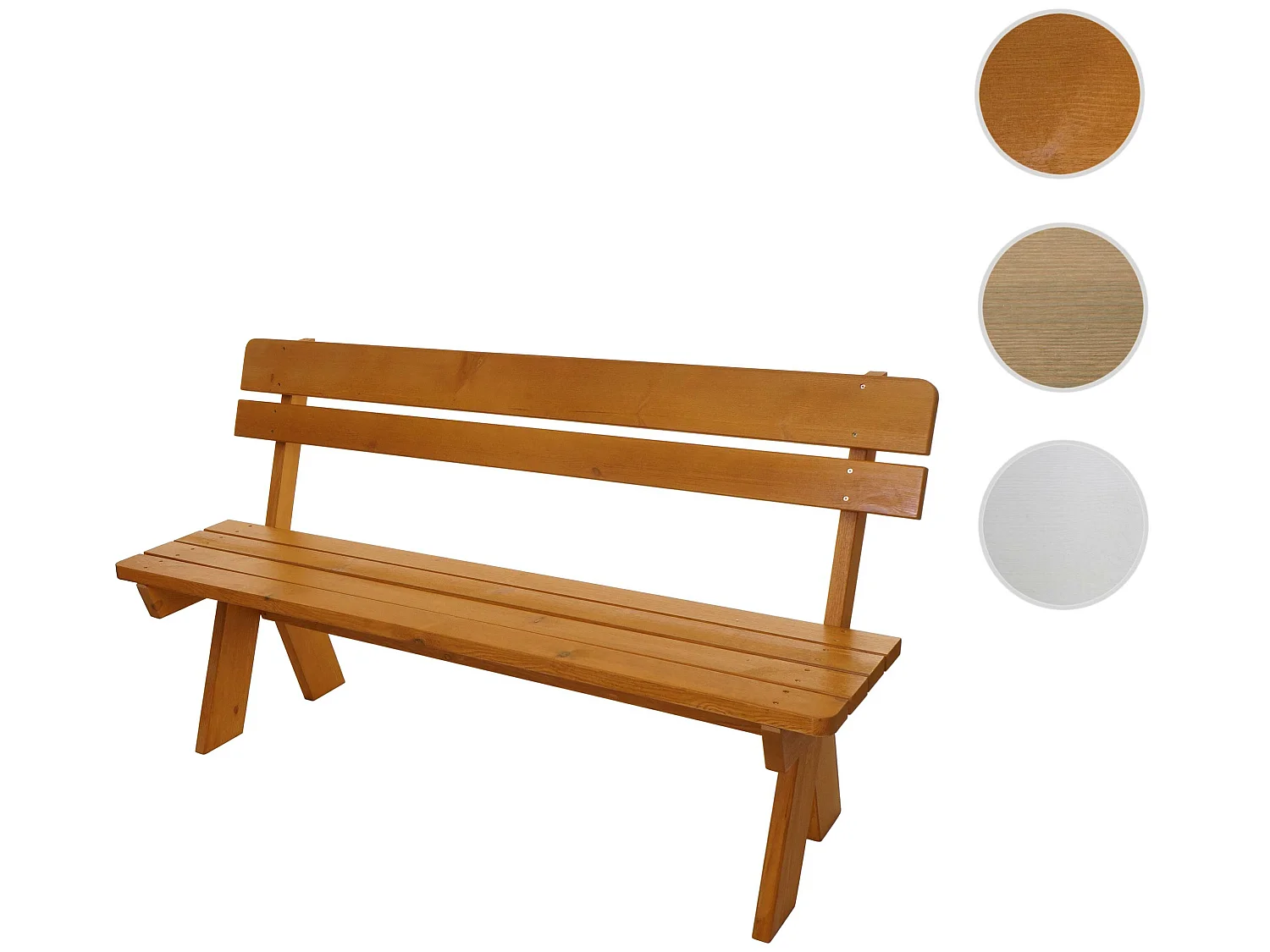 Tuinbank MCW-L66,  honingkleurig