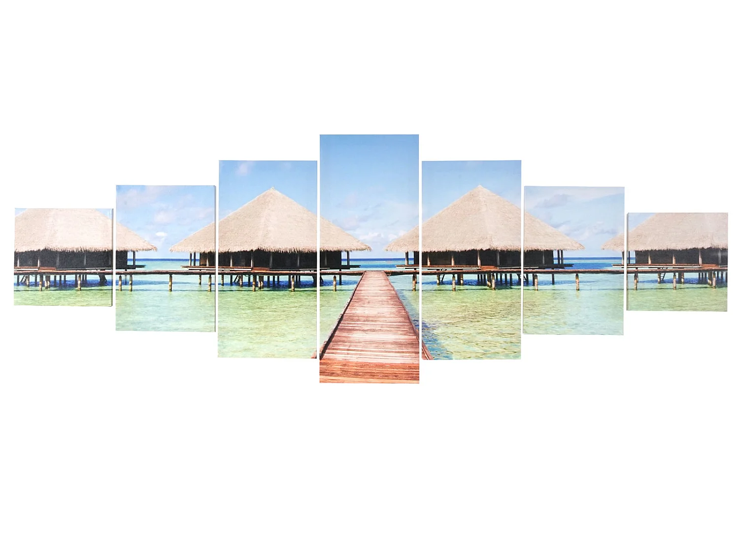 Leinwandbild H375 XL Beach (7-tlg.), Beach