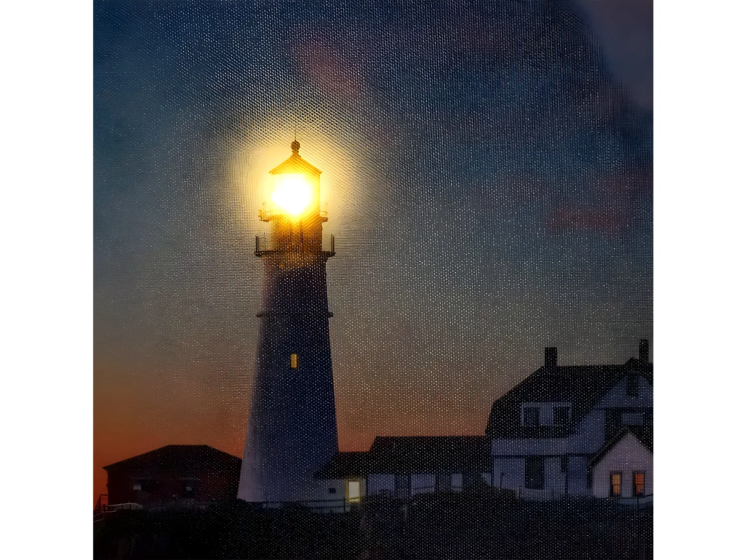 LED-Bild Lighthouse (2er Set), Lighthouse