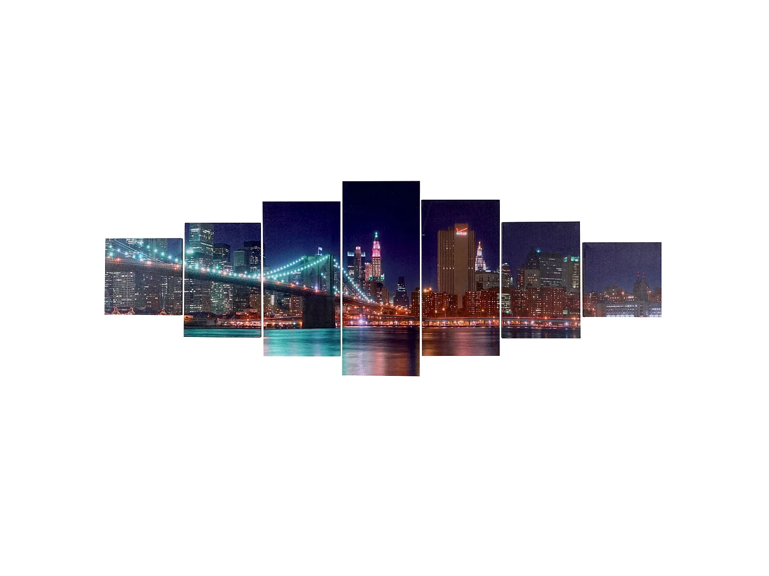 Tableau sur toile H375 Paon (7 pcs.),  New York