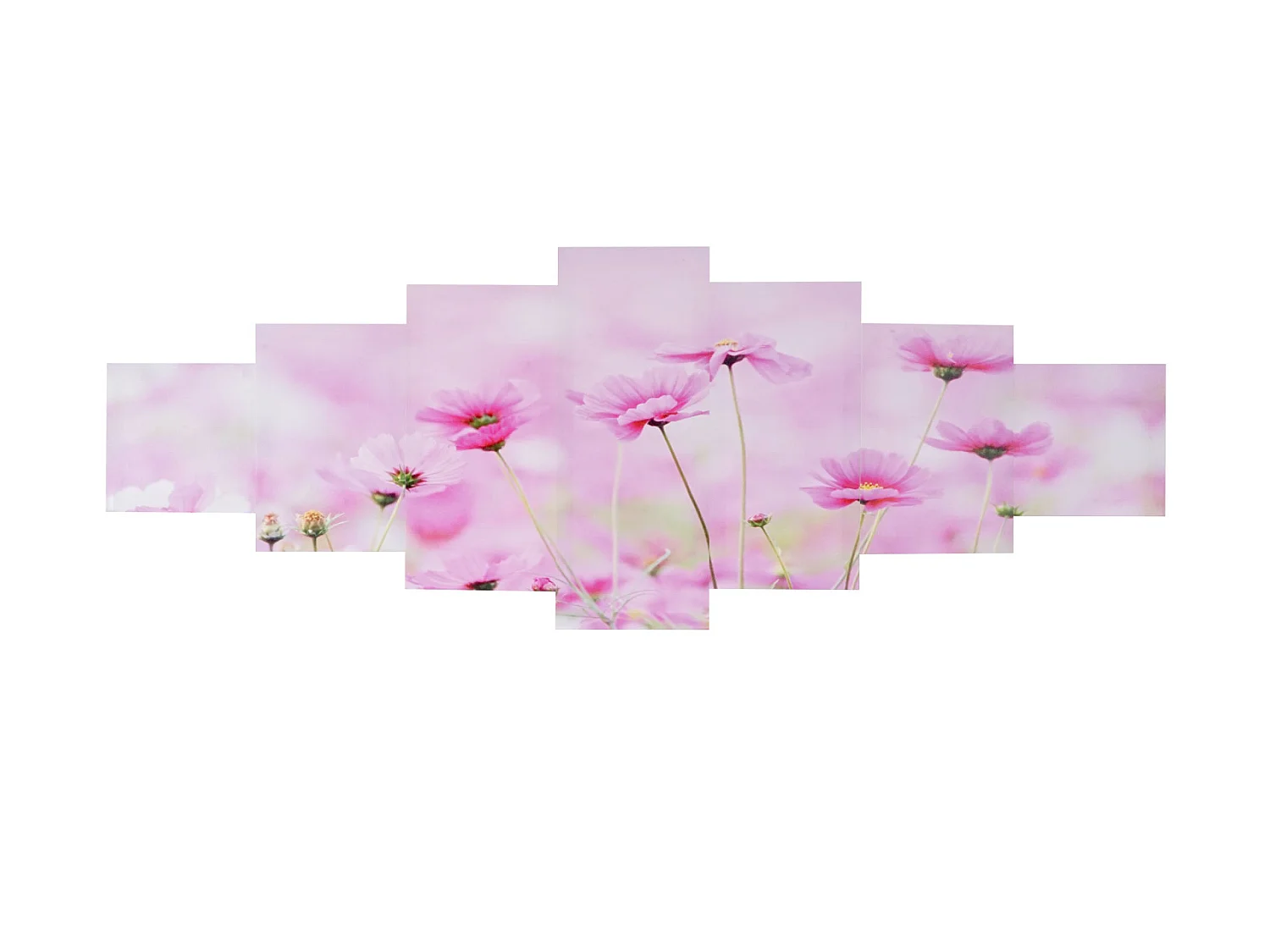 Canvasdoek H375 XL Pauw (7-delig),  Bloemen