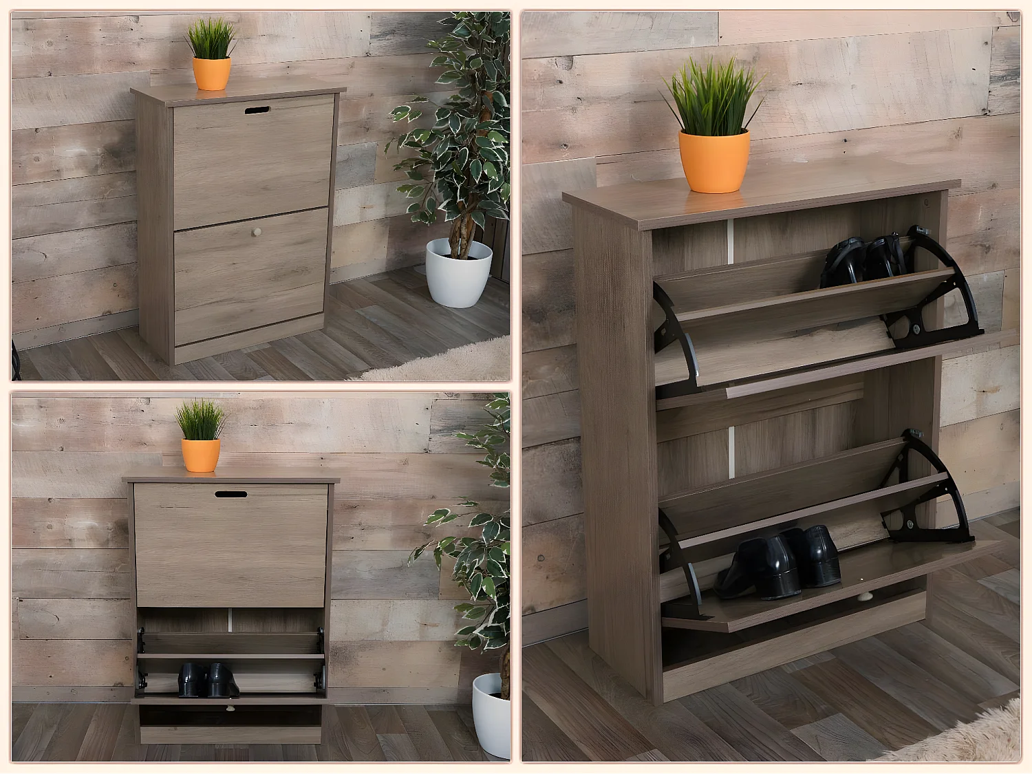 Wywrotka do butów MCW-K45,  szaro-brązowy