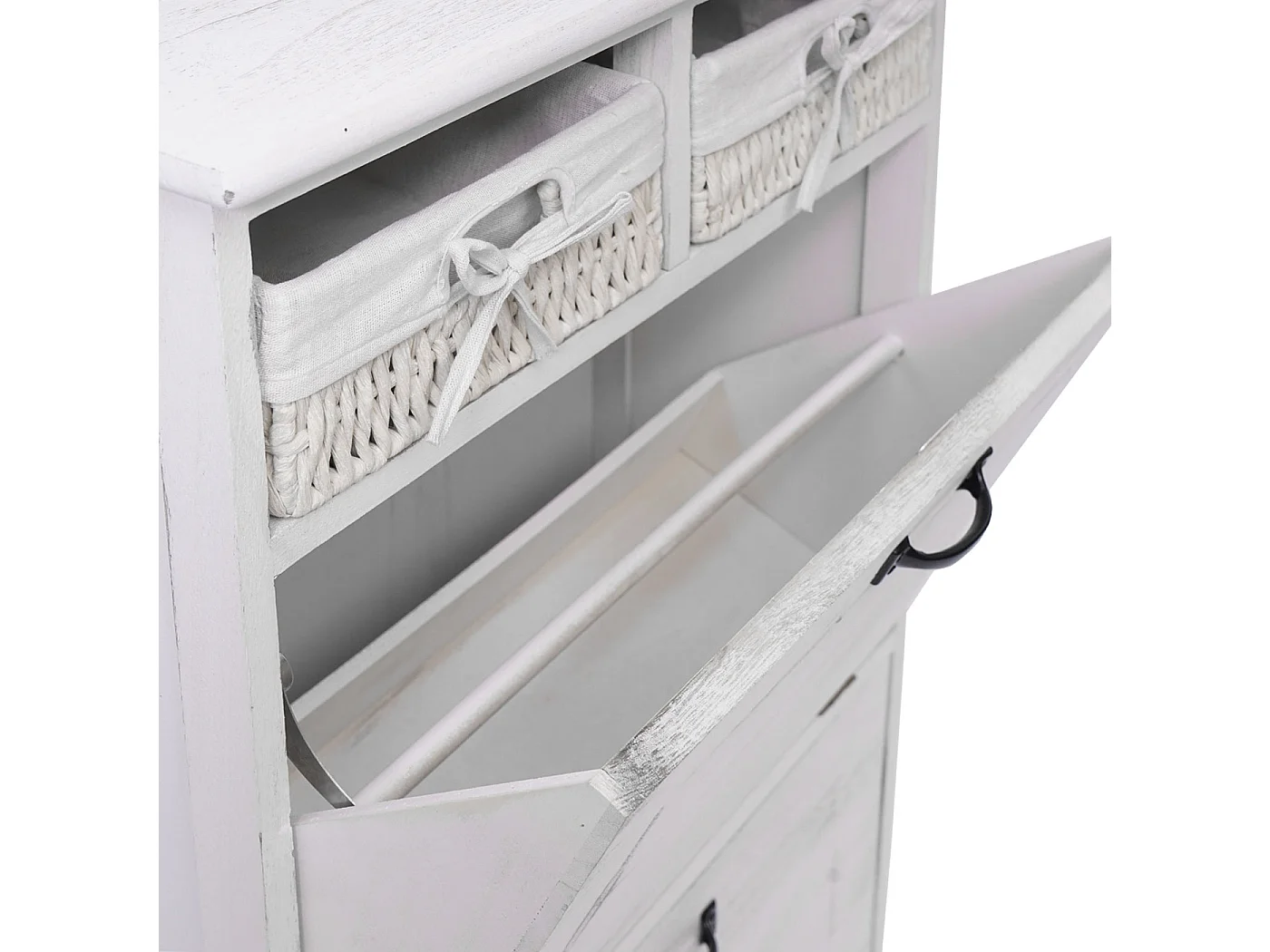 Meuble à chaussures MCW-H19,  blanc