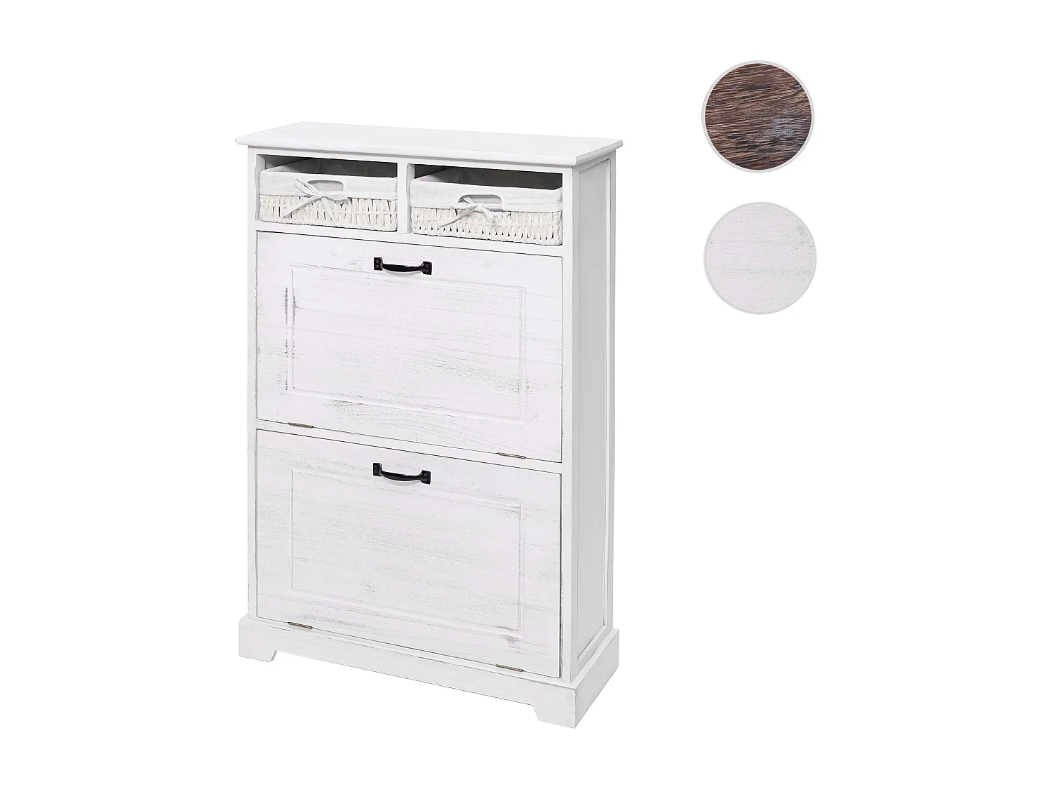 Meuble à chaussures MCW-H19,  blanc