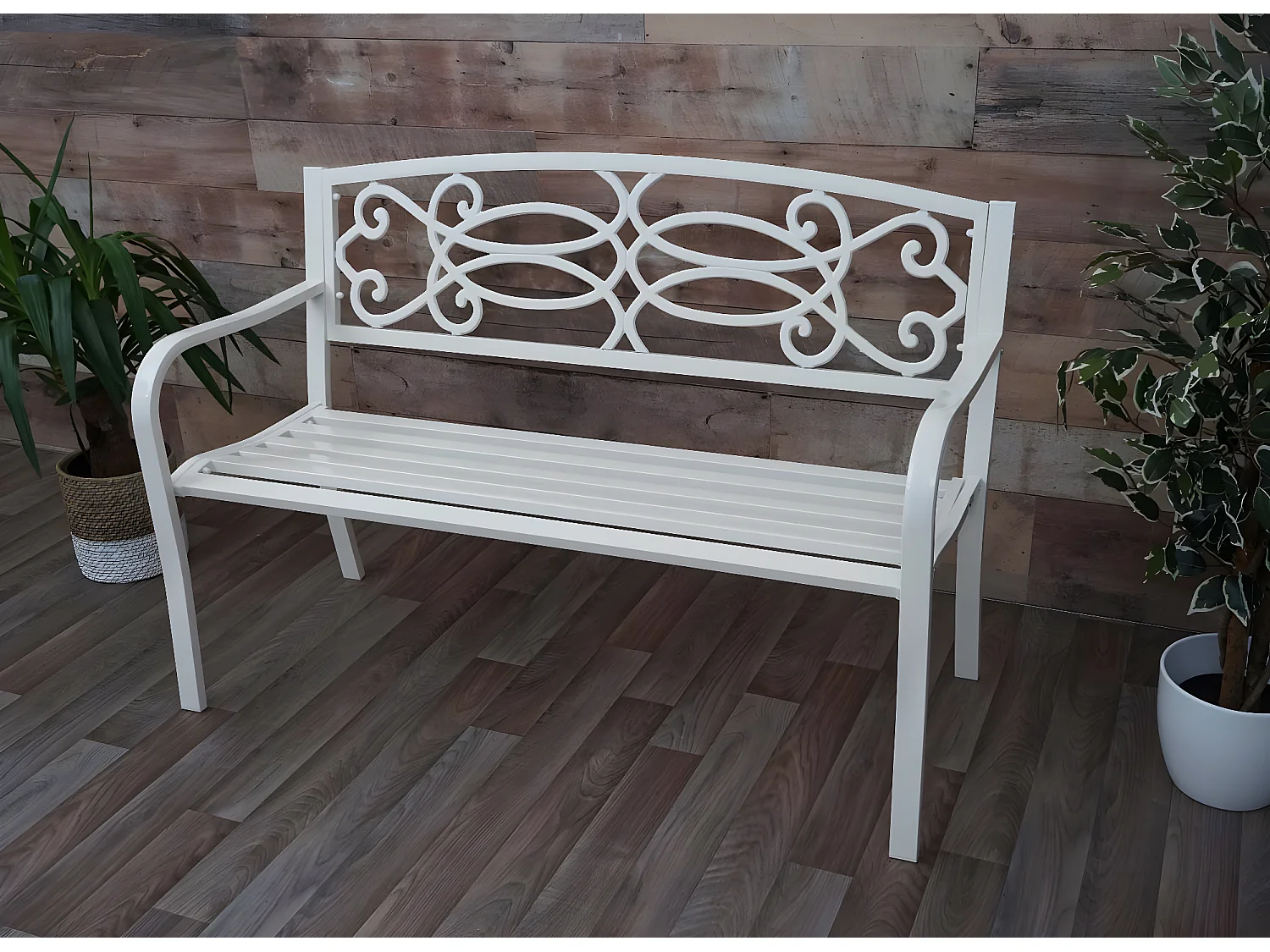 Tuinbank MCW-F44,  wit