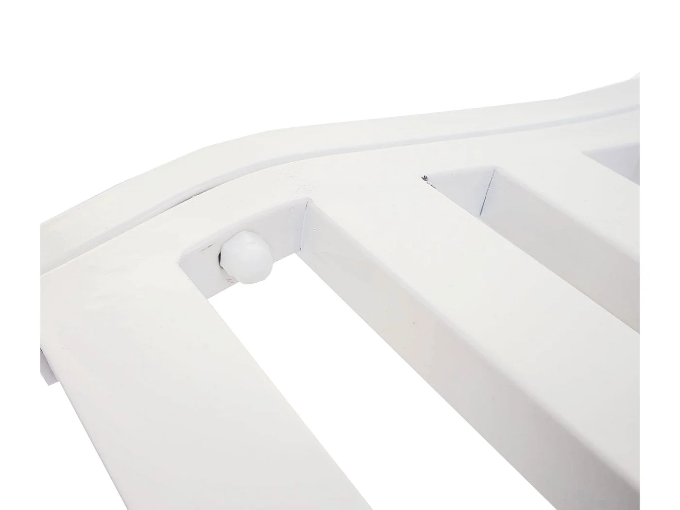 Ławka ogrodowa MCW-F44,  biała