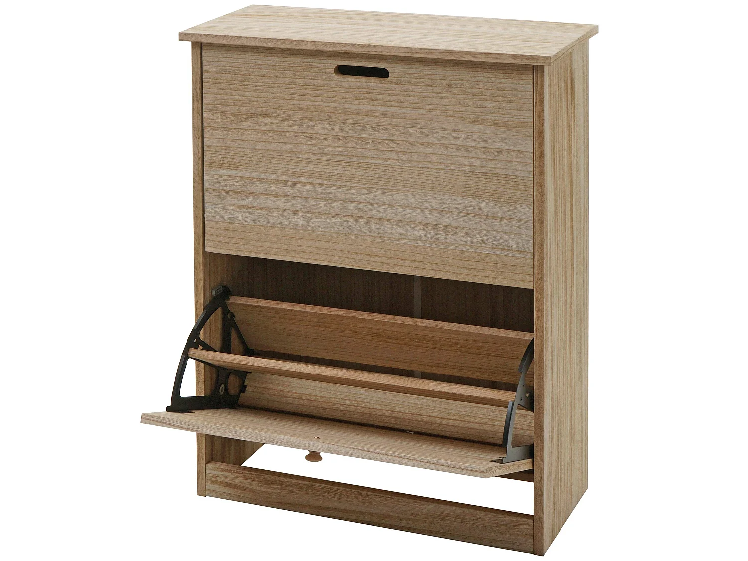 Meuble à chaussures MCW-K45,  brun naturel