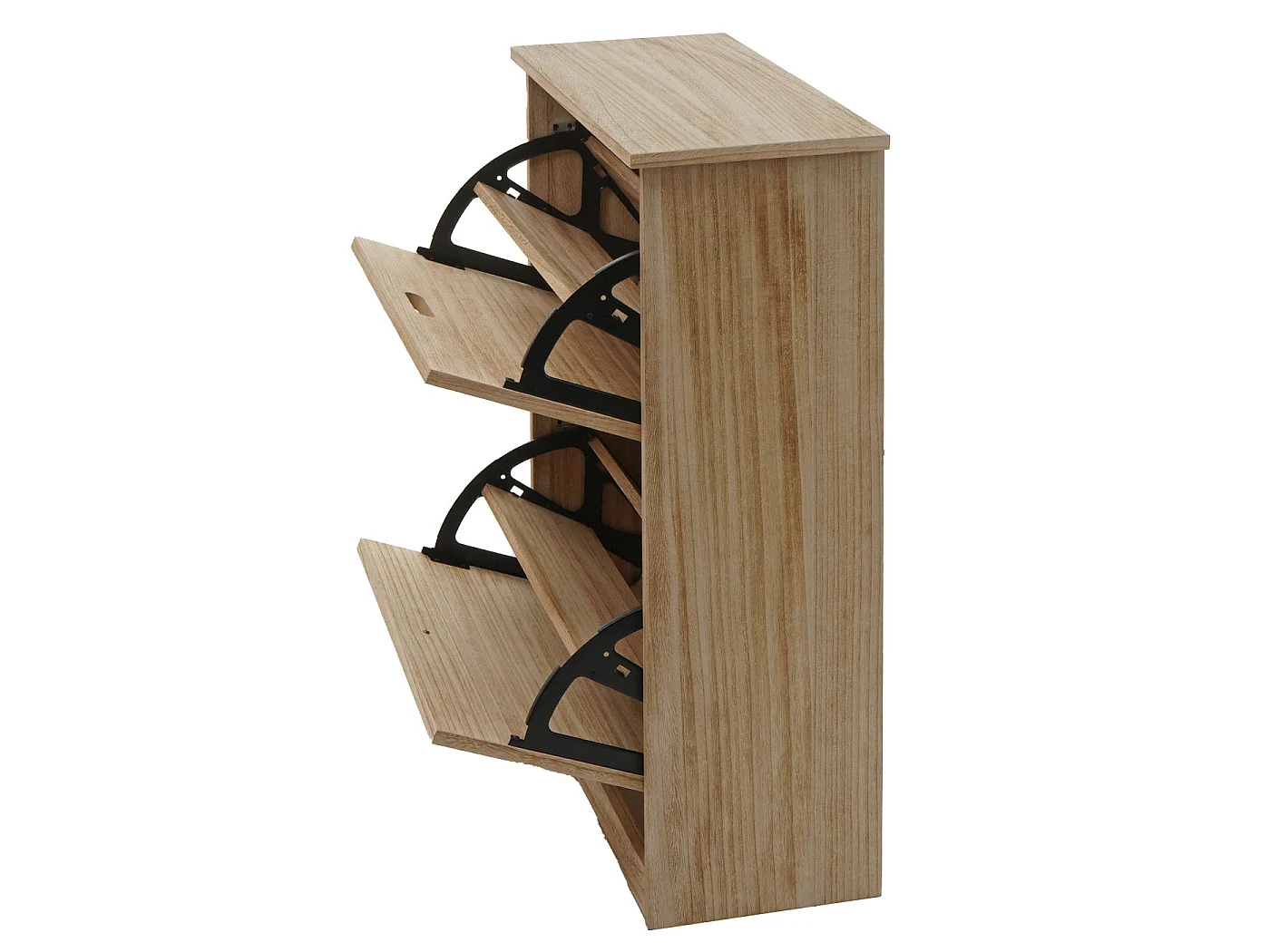 Meuble à chaussures MCW-K45,  brun naturel