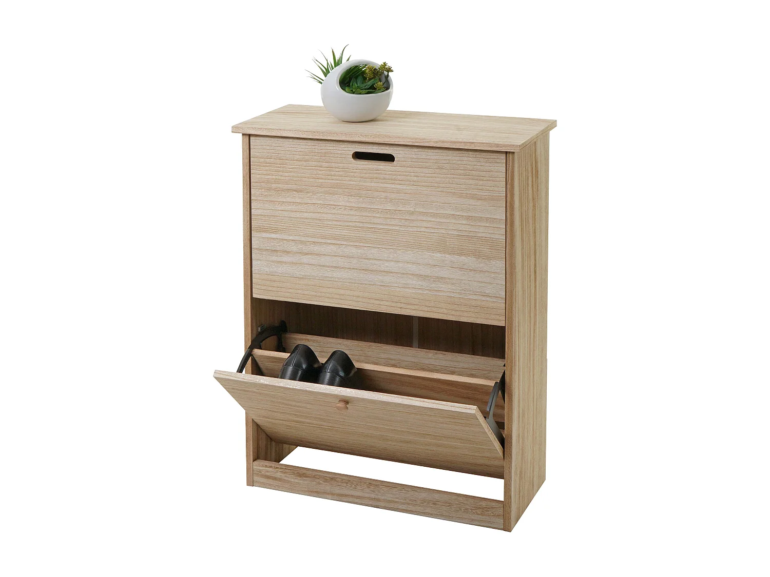 Sko-tippevogn MCW-K45,  naturbrun