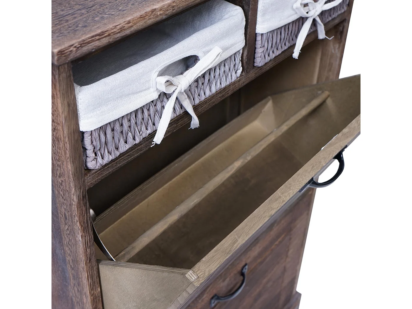 Meuble à chaussures MCW-H19,  brun