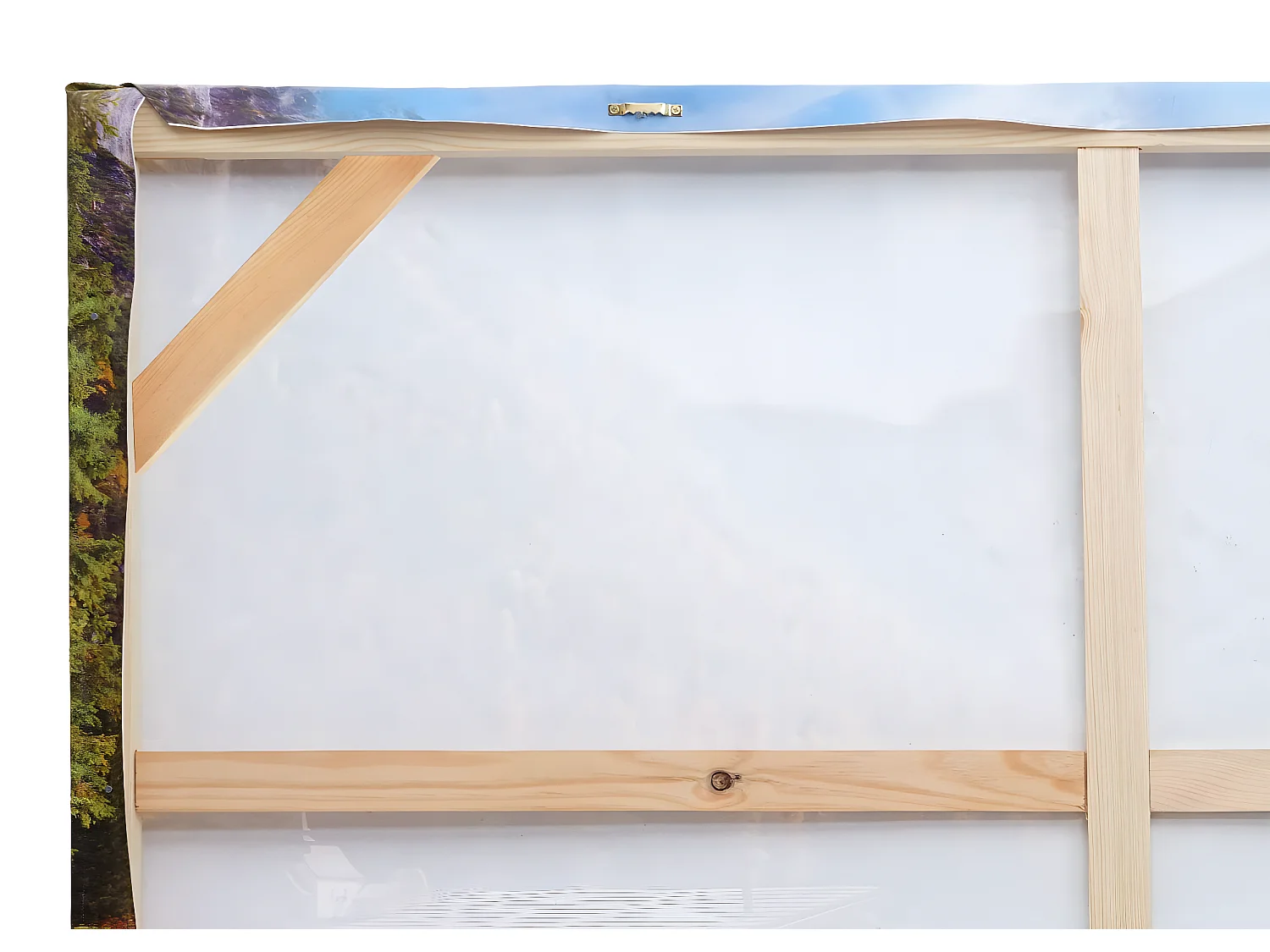 Pintura de parede MCW-H25 XL pintada à mão,  80x120cm