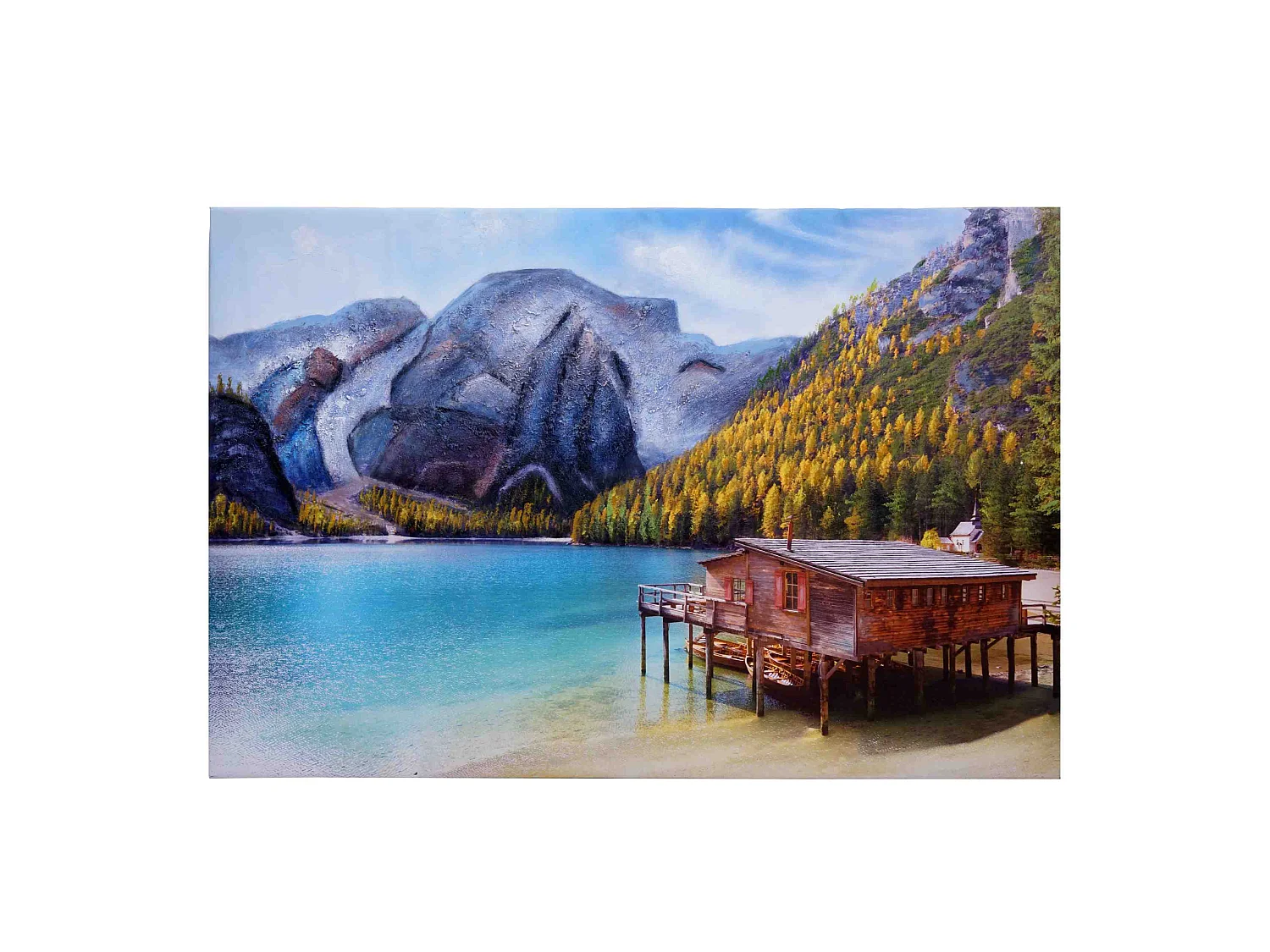 Obraz ścienny MCW-H25 XL ręcznie malowany,  80x120cm