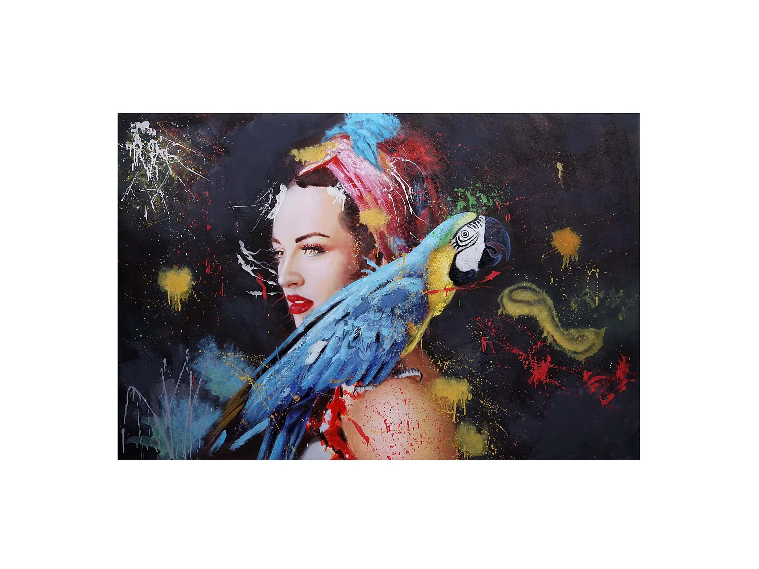 Obraz olejny kobieta MCW-H25 ręcznie malowany,  120x180cm