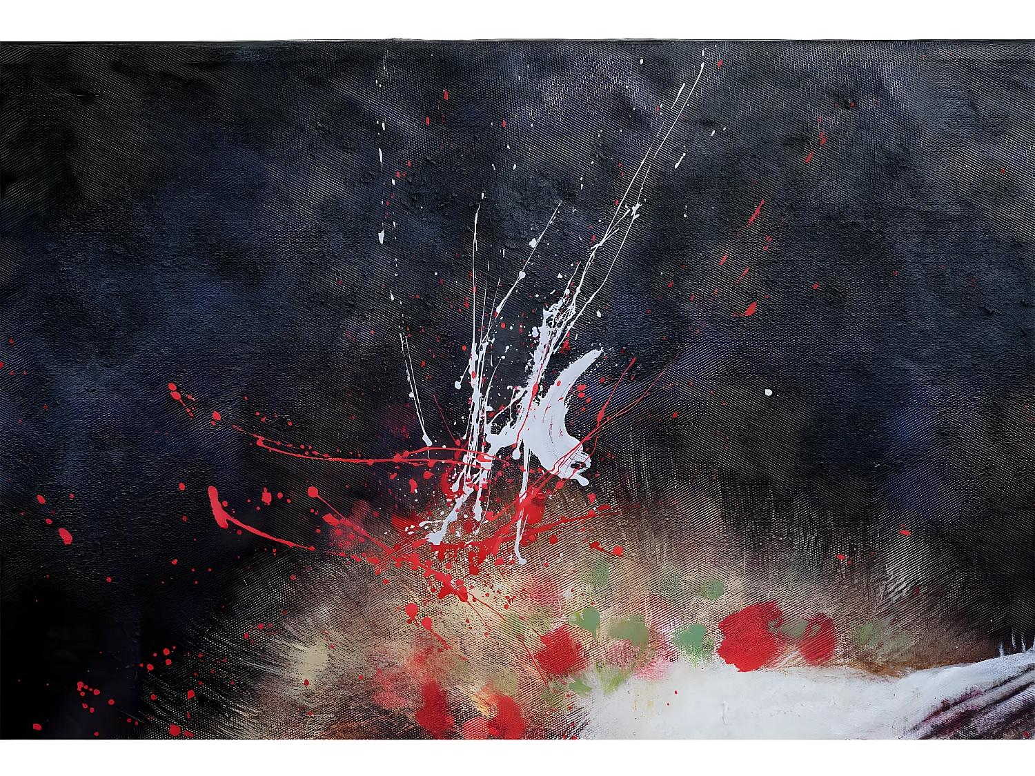 Pintura a óleo Leão MCW-H25,  120x180cm