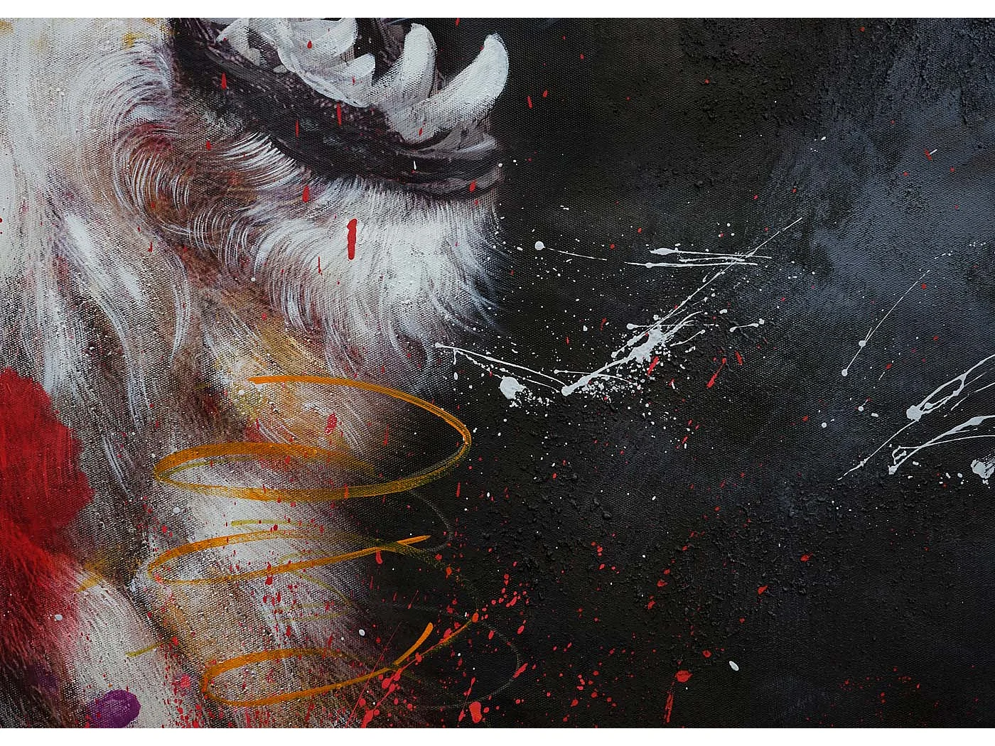 Obraz olejny Lew MCW-H25,  120x180cm