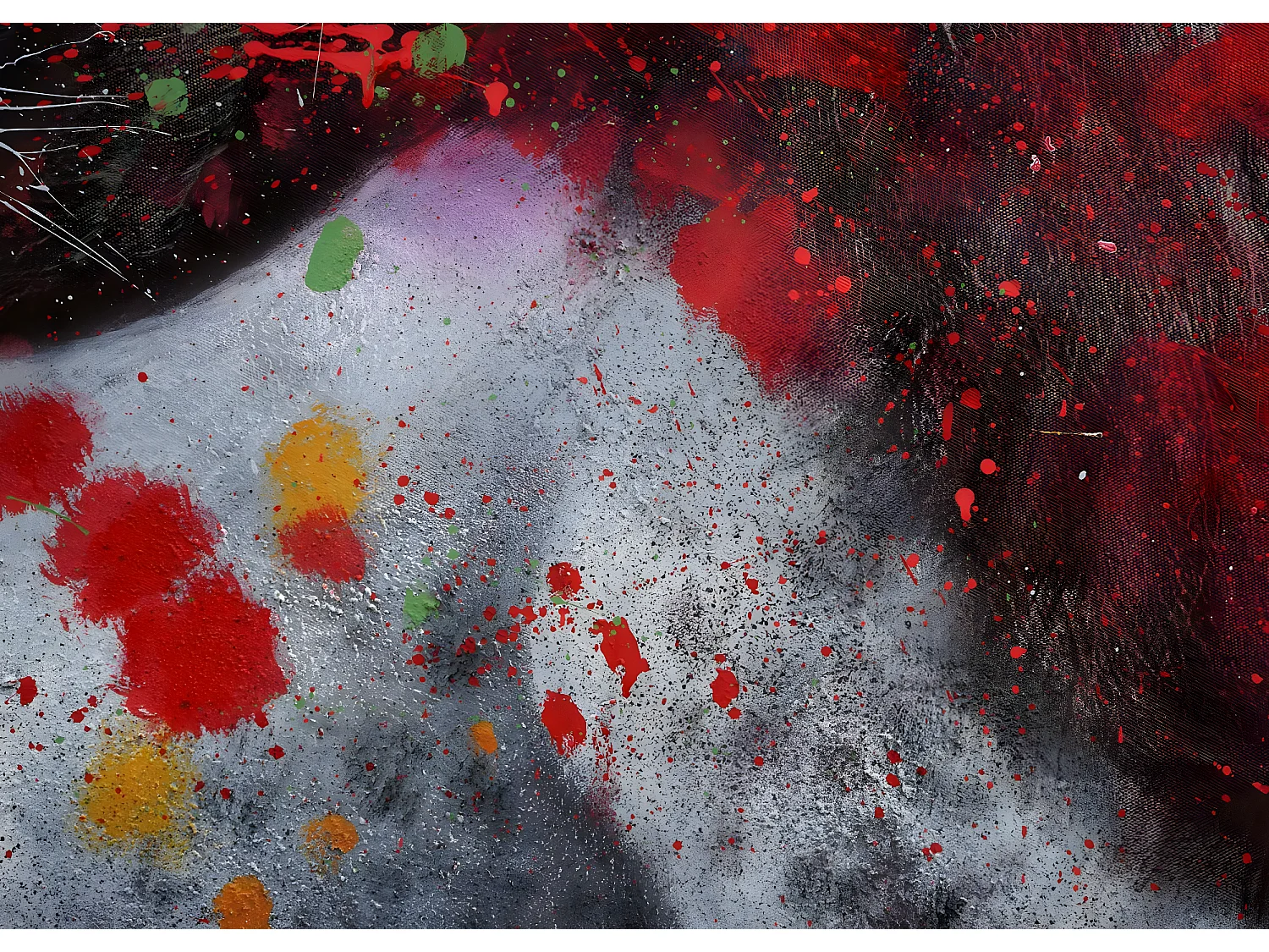 Pintura a óleo Leão MCW-H25,  80x120cm