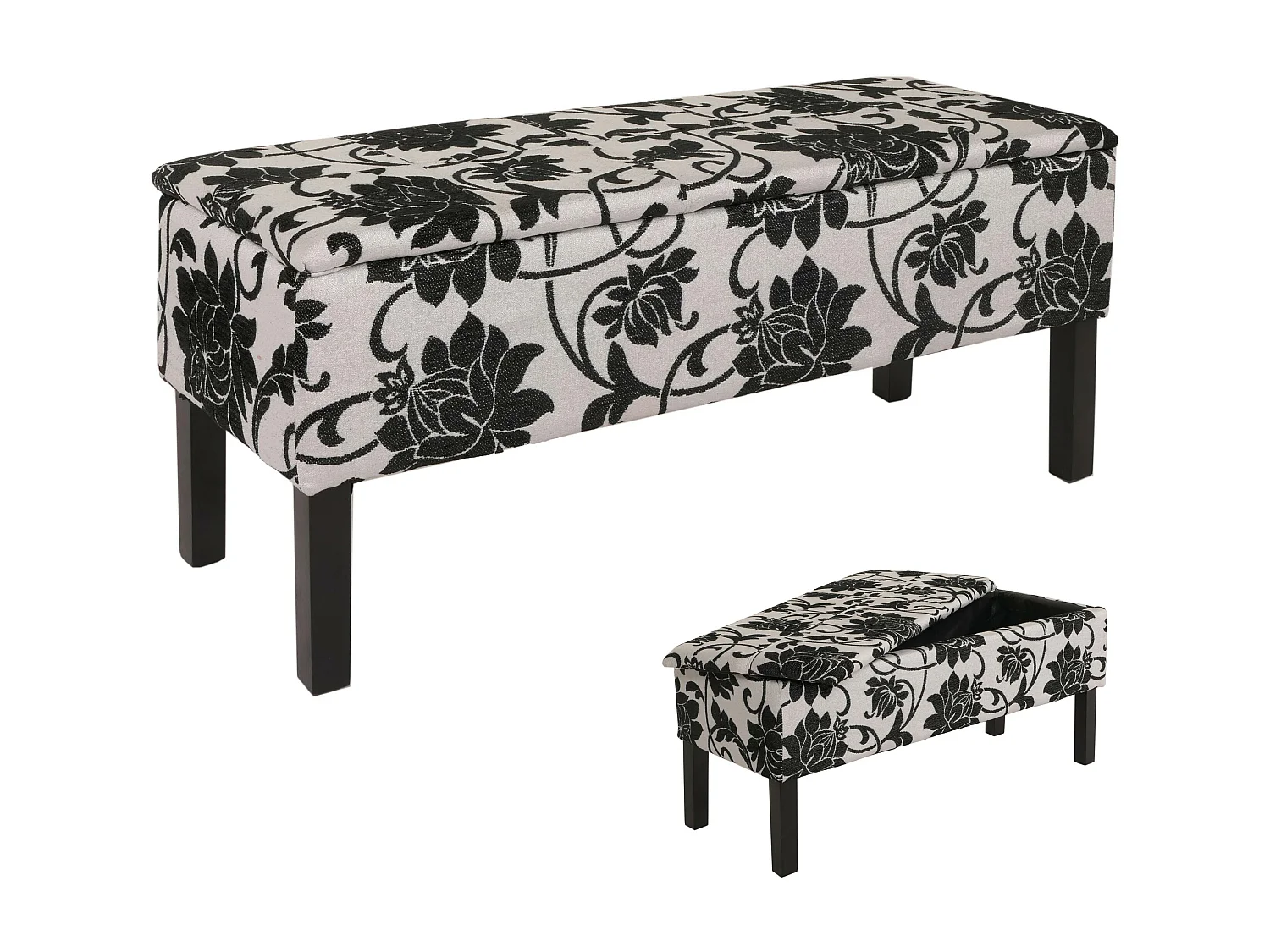 Bench Renens Jacquard czarny,  żakard czarny