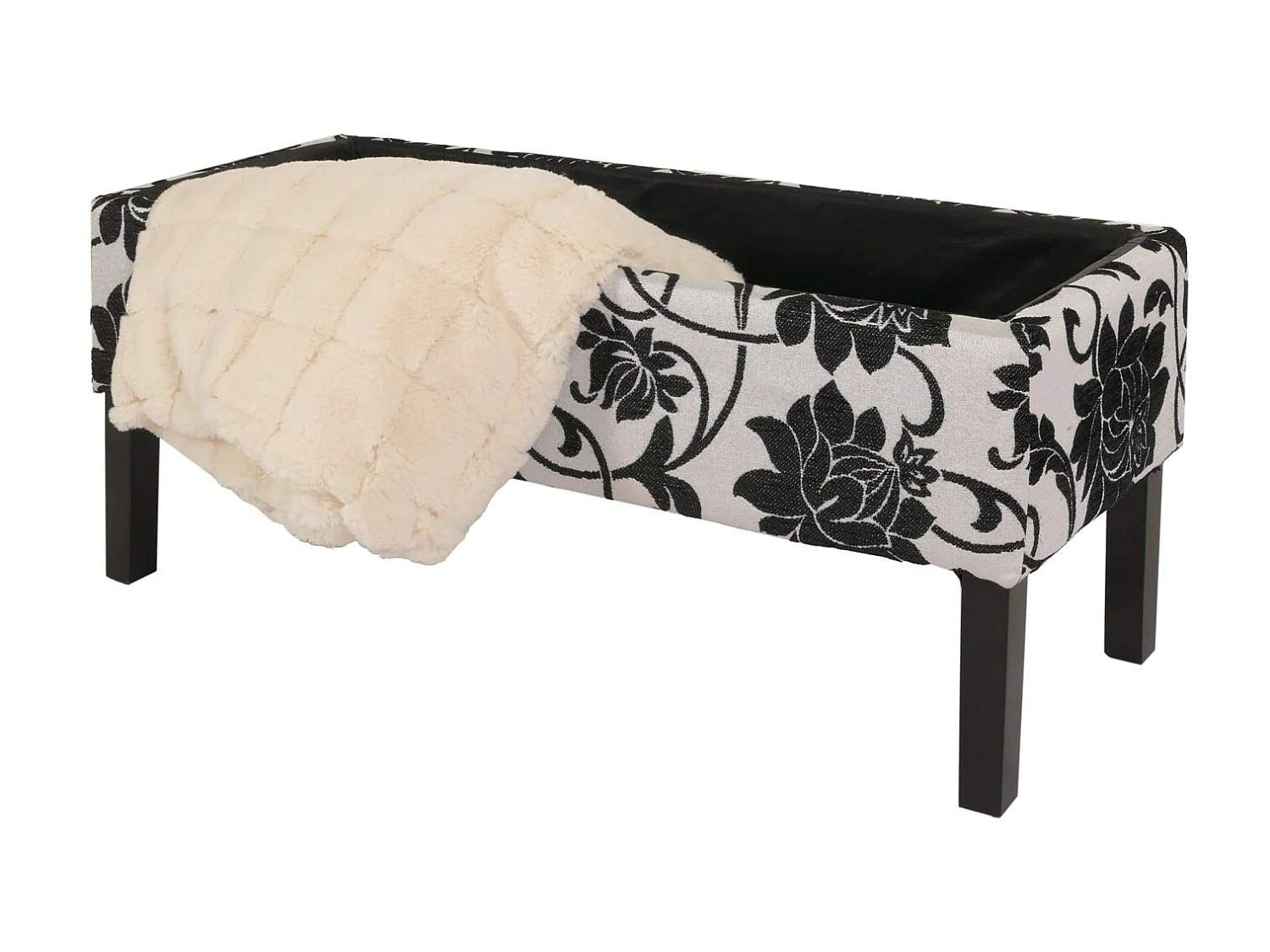 Bench Renens Jacquard czarny,  żakard czarny