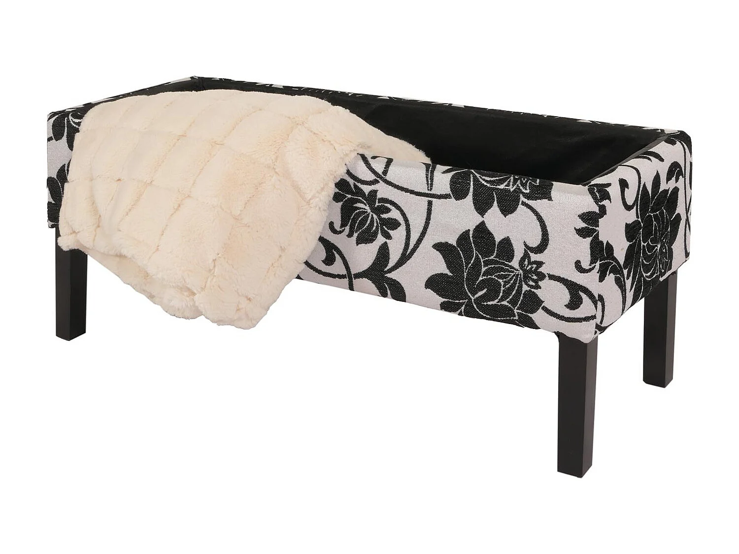 Bench Renens Jacquard czarny,  żakard czarny