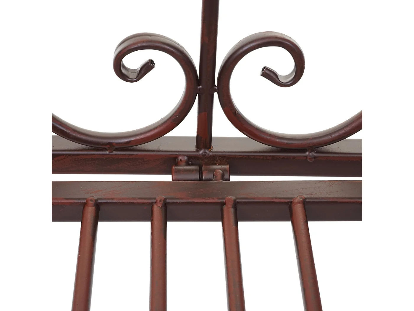 Banc de jardin MCW-H78 aspect rouille 2 places,  sans coussin d'assise