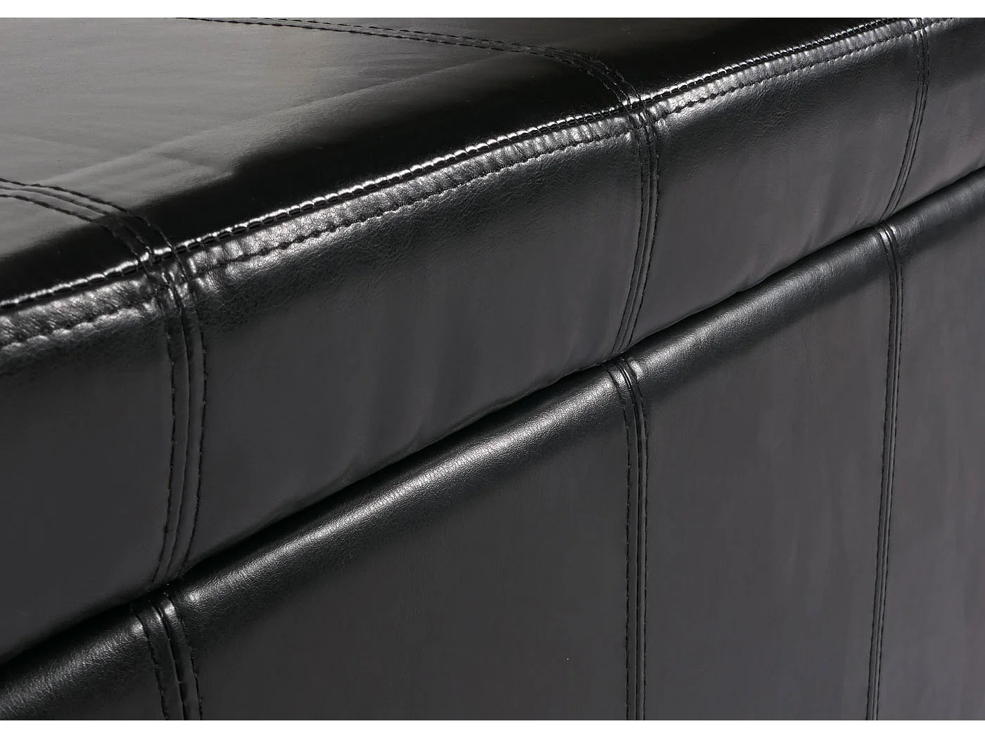 Bank met  opbergruimte Arezzo,  zwart