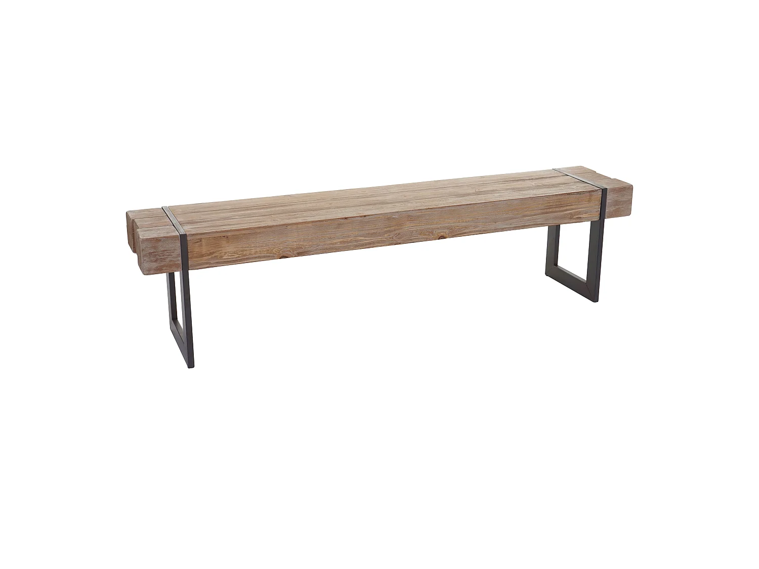 Asiento corrido MCW-A15,  color natural 160cm