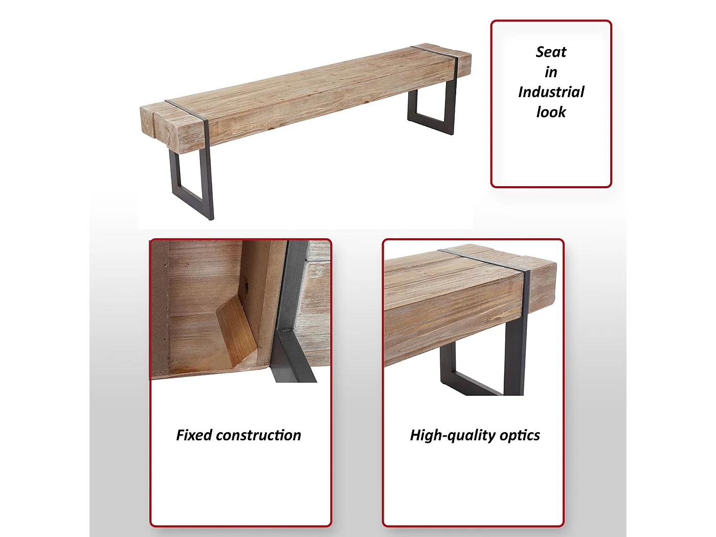 Banc MCW-A15,  160cm