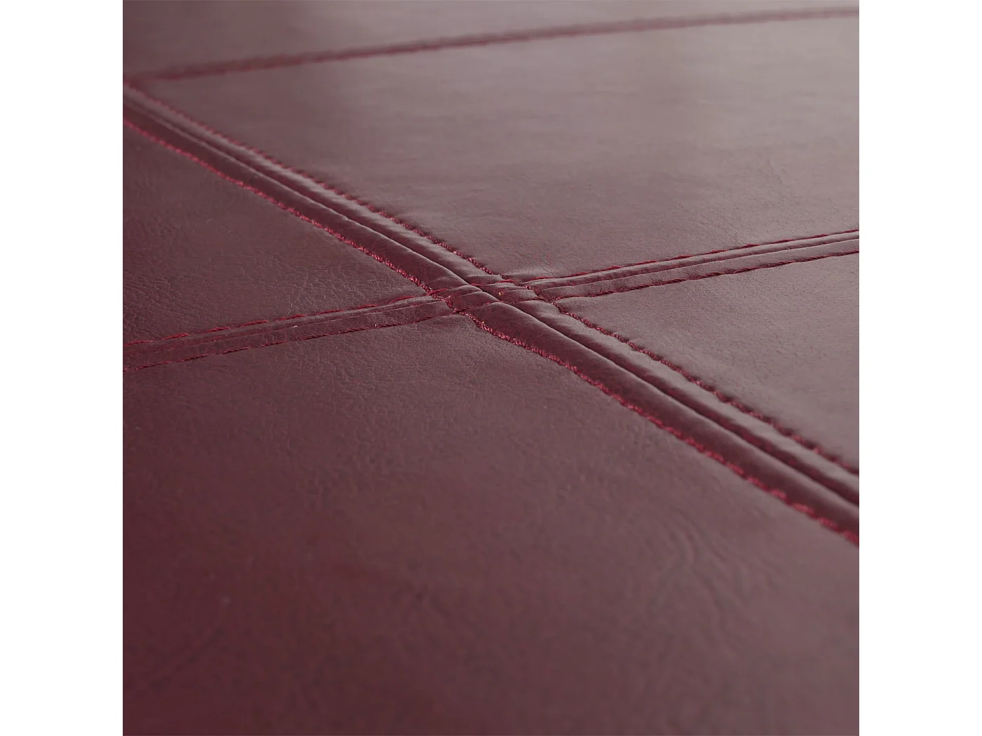 Sitzbank mit  Aufbewahrung Arezzo, LEDER, 112x45x45cm, rot