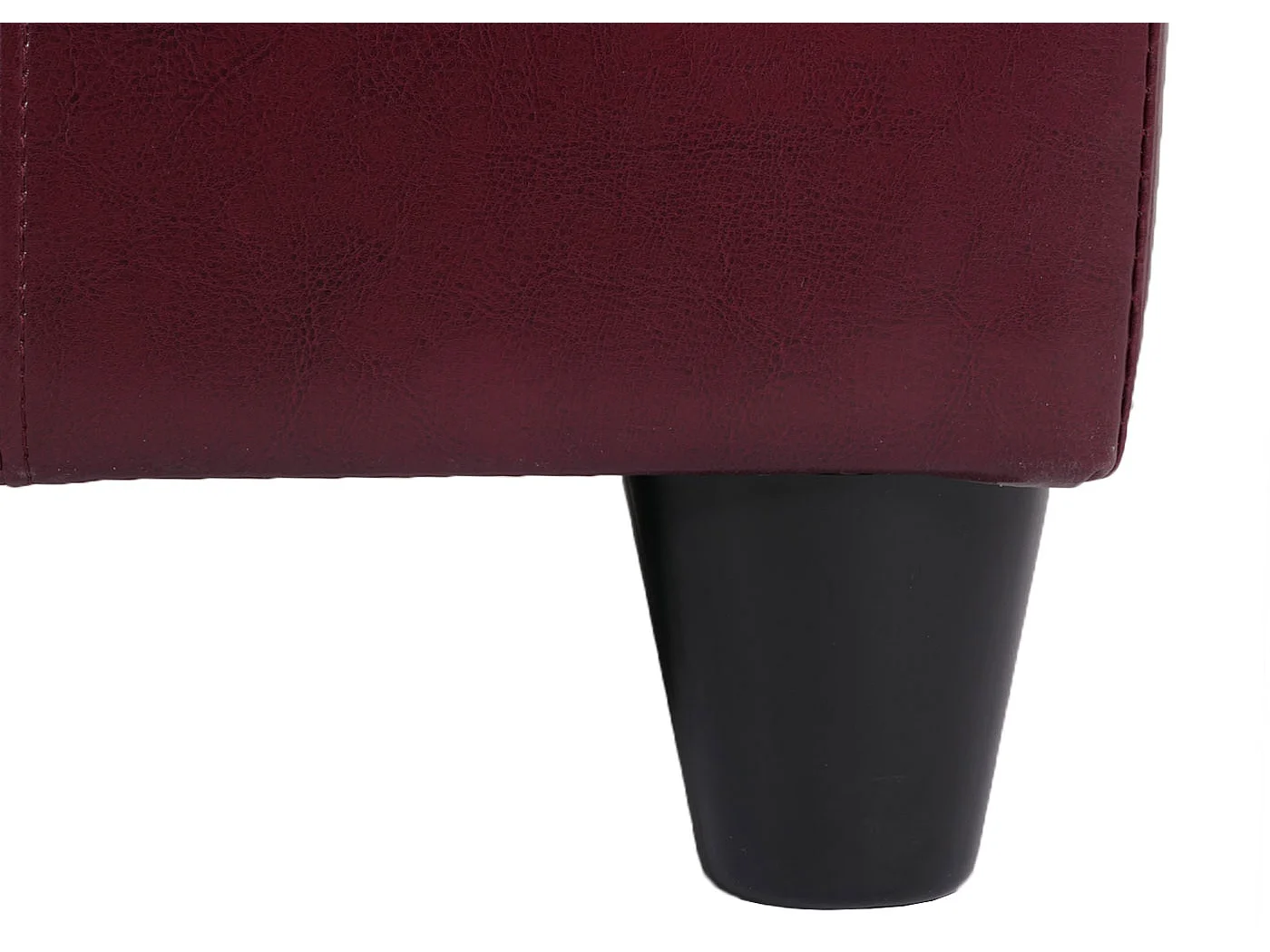 Banc avec rangement Arezzo,  rouge