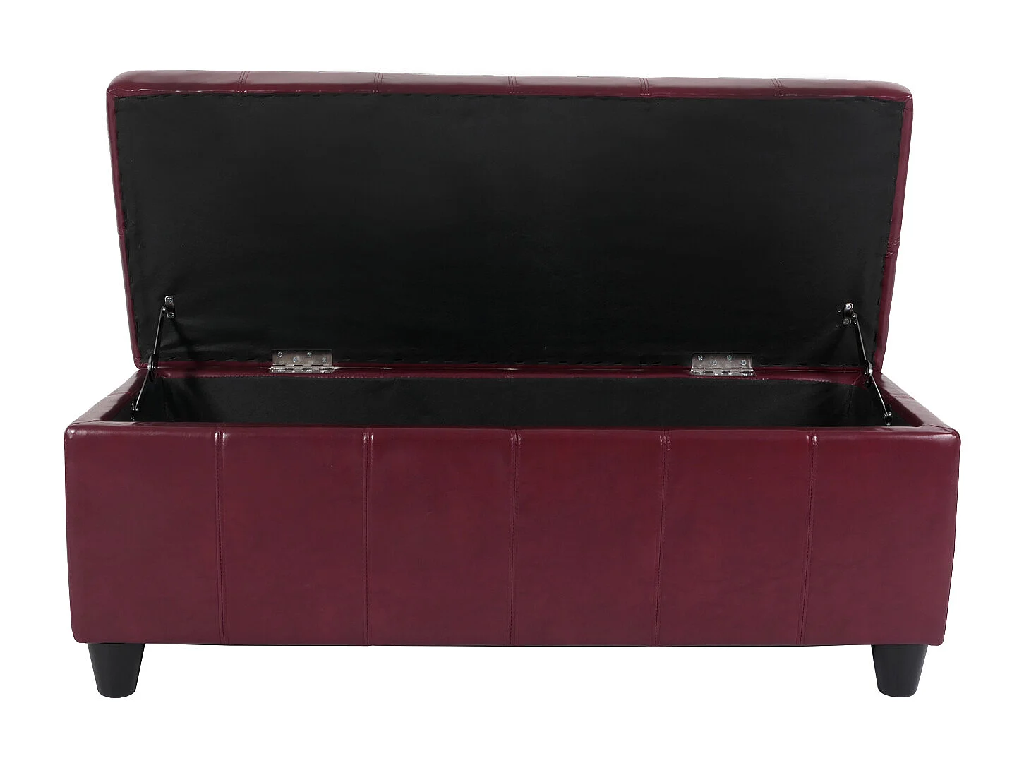 Ławka ze schowkiem Arezzo,  czerwony