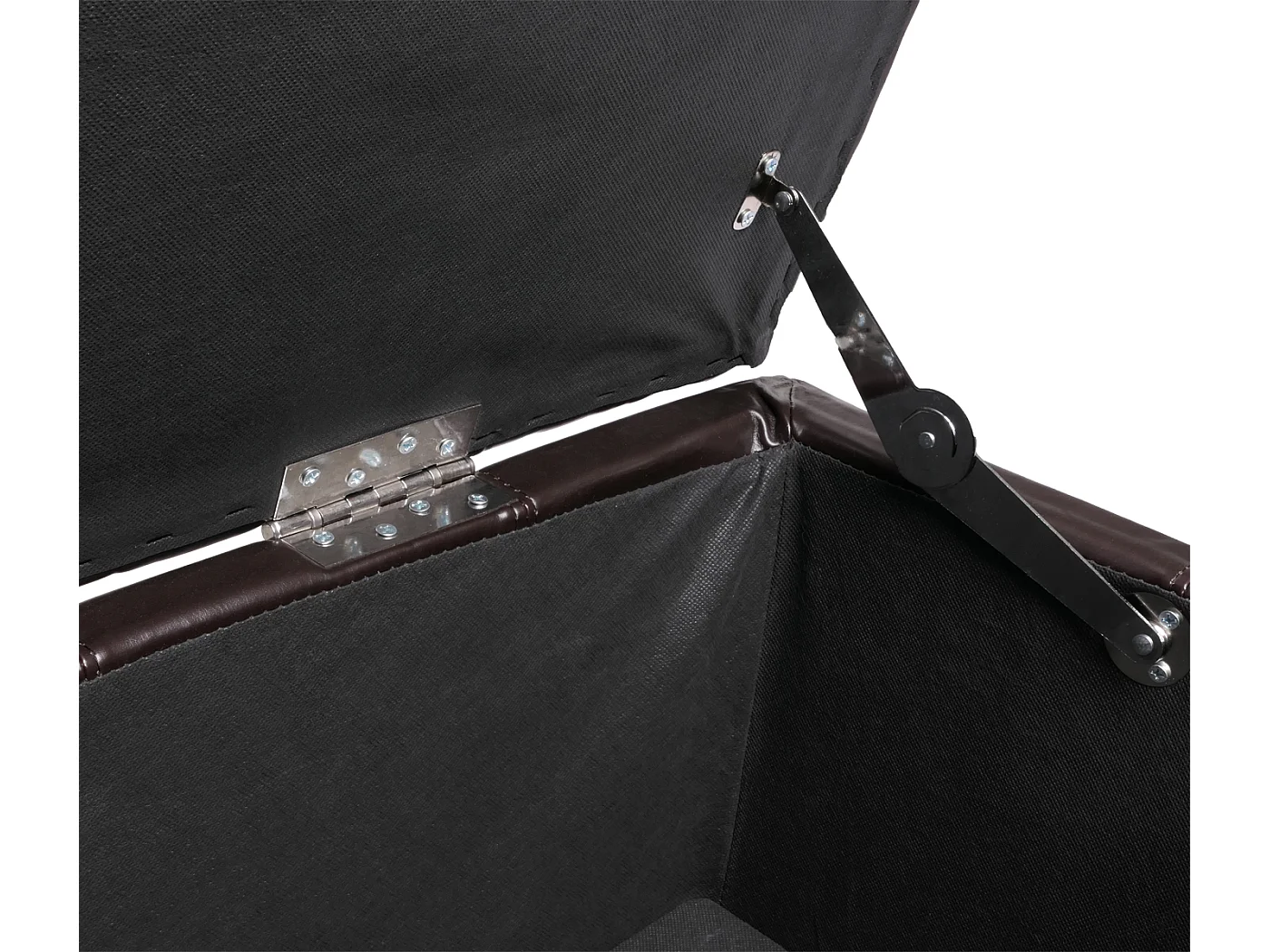 Banc avec rangement Arezzo,  marron