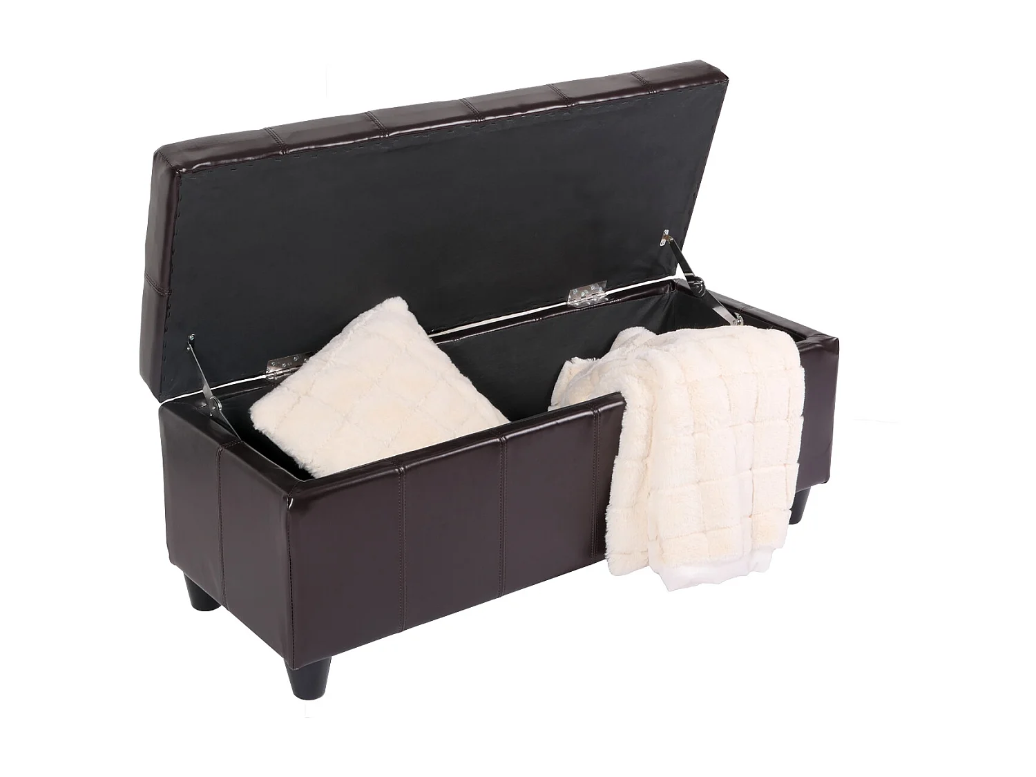 Bank met  opbergruimte Arezzo,  bruin