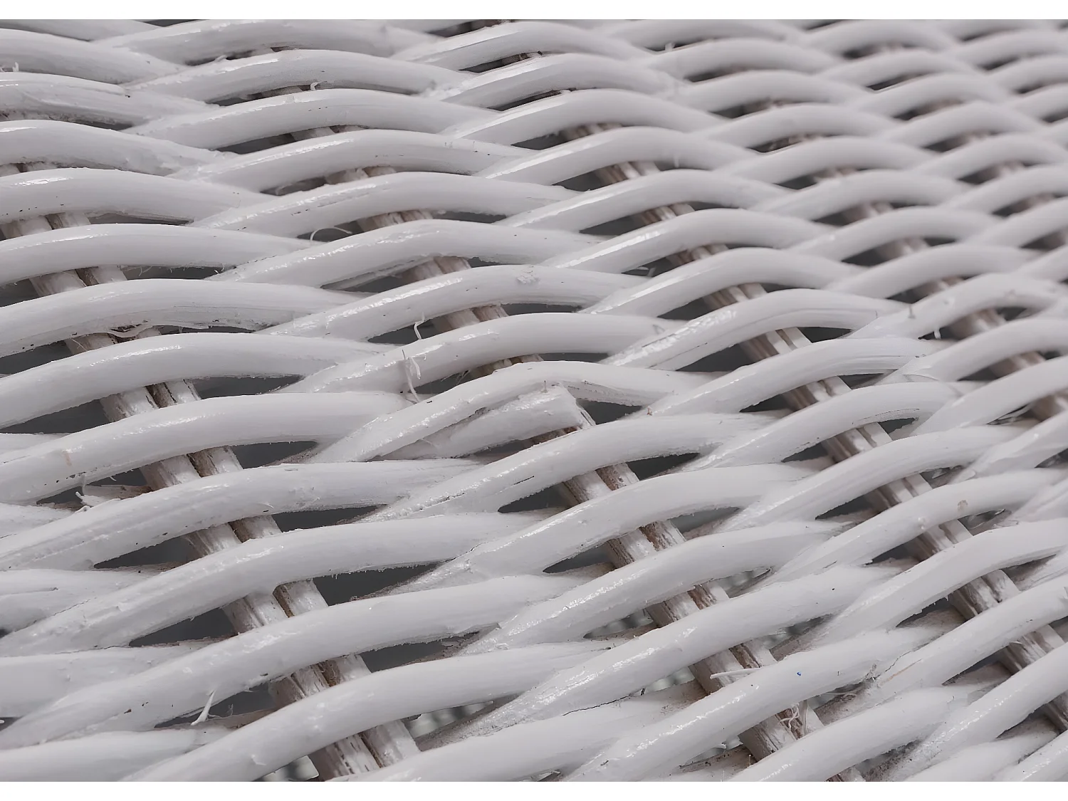 Banc Genua Rattan Compartiment de rangement,  blanc