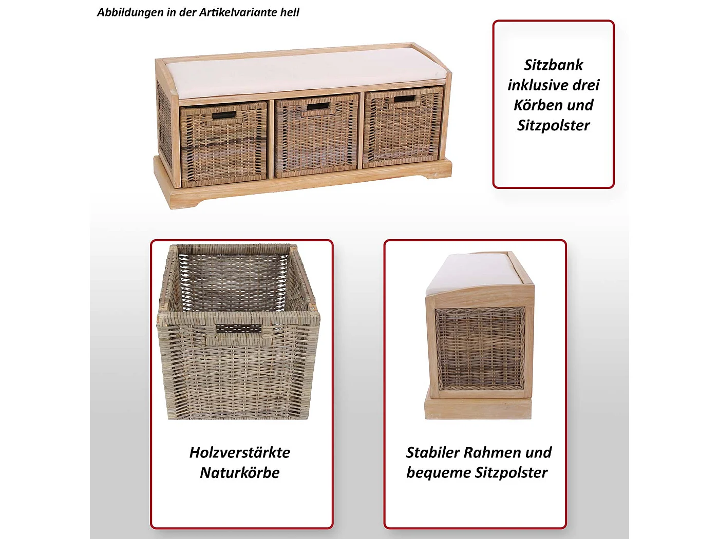 Sitzbank  Adana, Hell