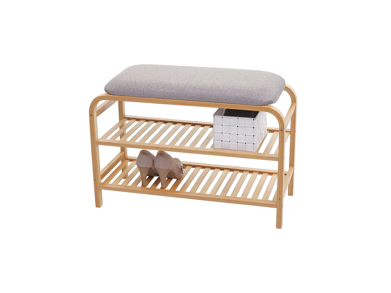 Étagère à chaussures MCW-F72 Bambou