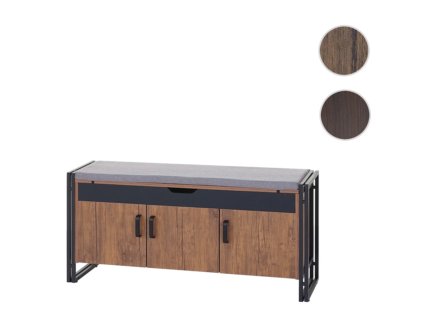 Banc MCW-A27,  aspect chêne