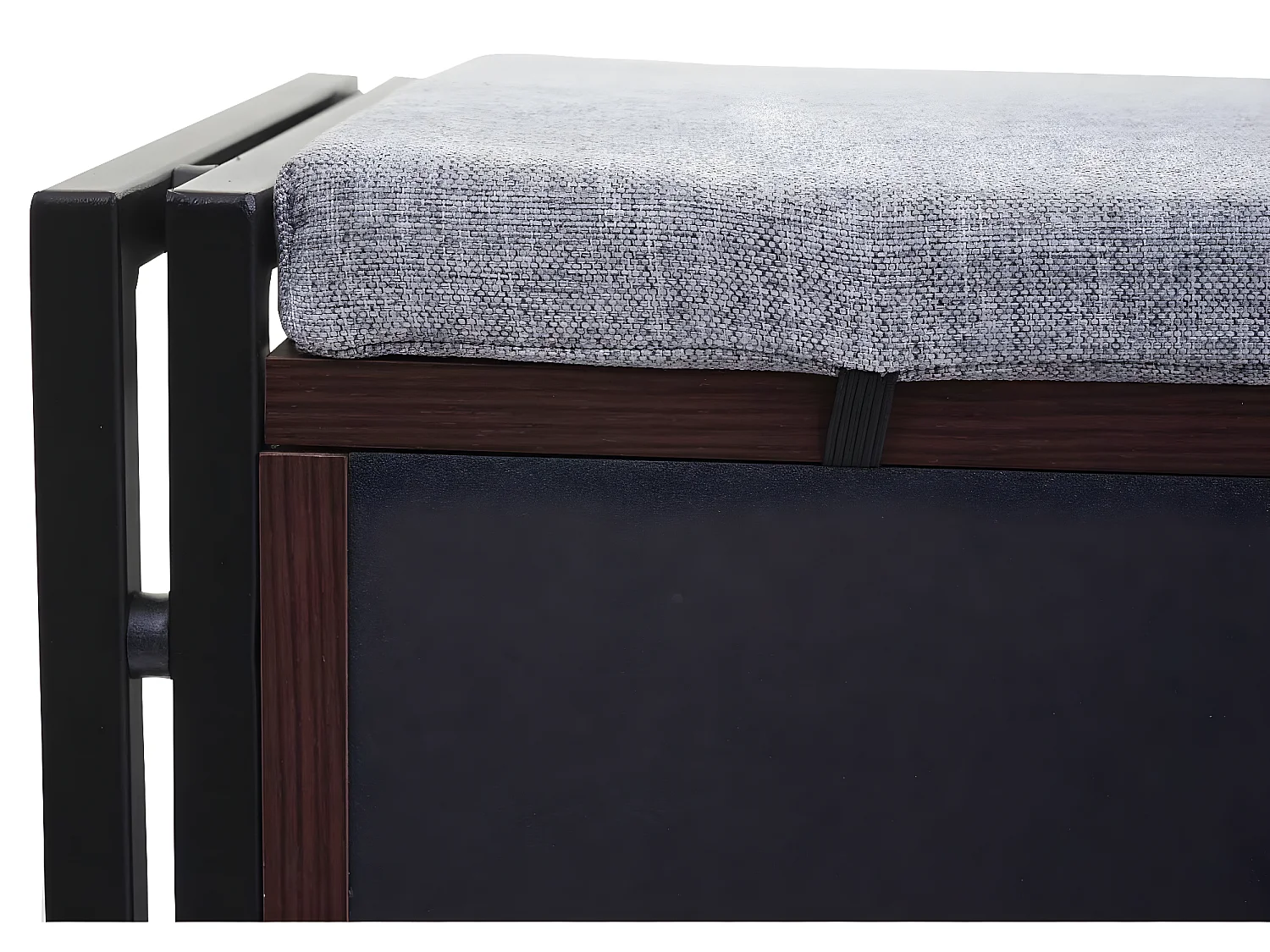 Banco corrido MCW-A27,  castanho escuro