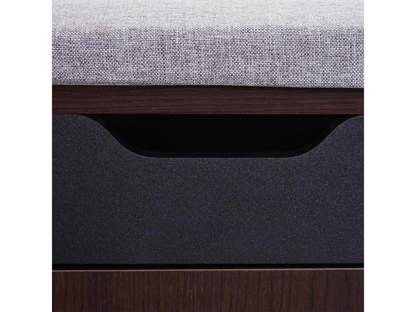 Banco corrido MCW-A27,  castanho escuro